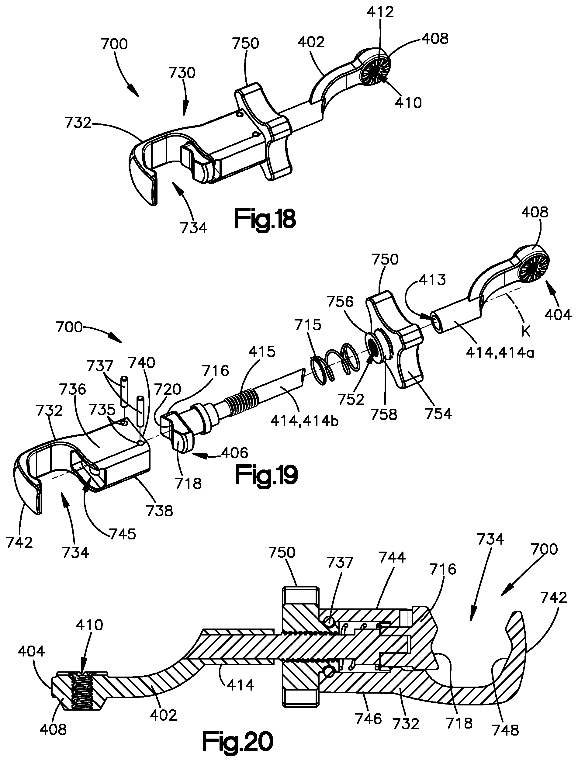 Patent US12310672 Figure 11 – Assembly for coupling a patient reference array to a medical implant such as a pedicle screw