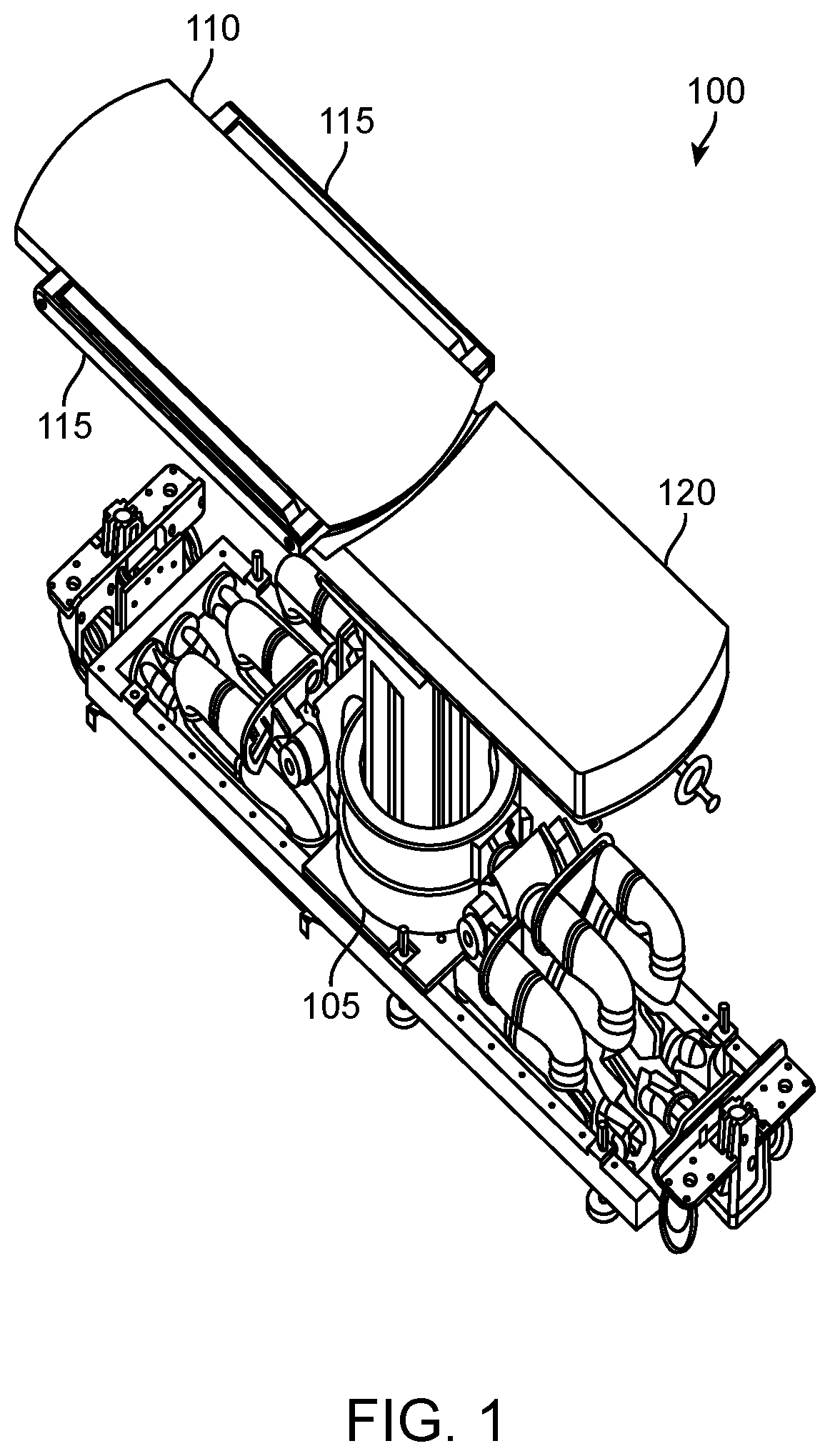 Patent US12310673 Figure 1 – Floating electromagnetic field generator system and method of controlling the same