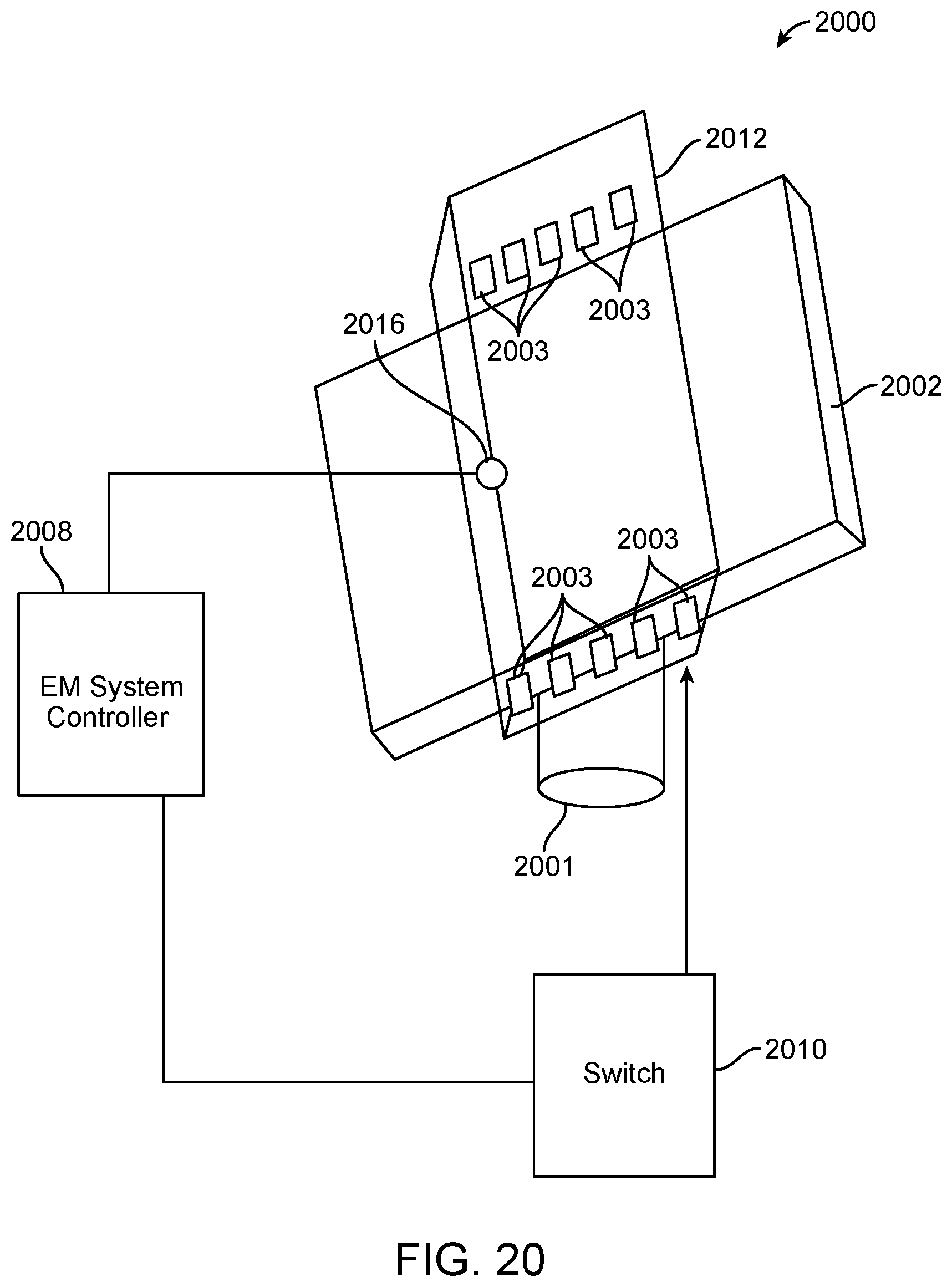 Patent US12310673 Figure 20 – Floating electromagnetic field generator system and method of controlling the same