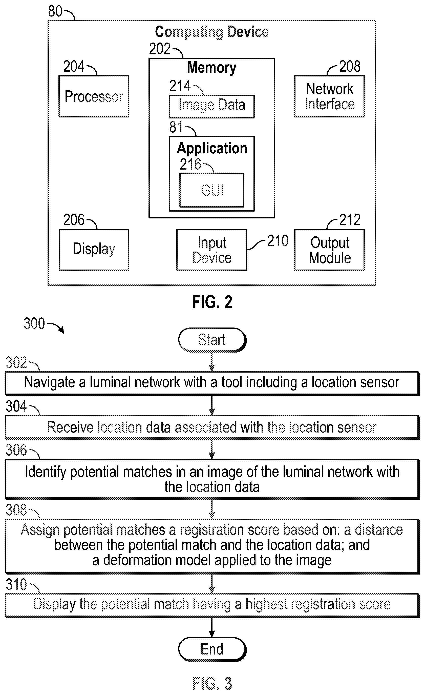 Patent US12310677 Figure 2 – Deformable registration of computer-generated airway models to airway trees