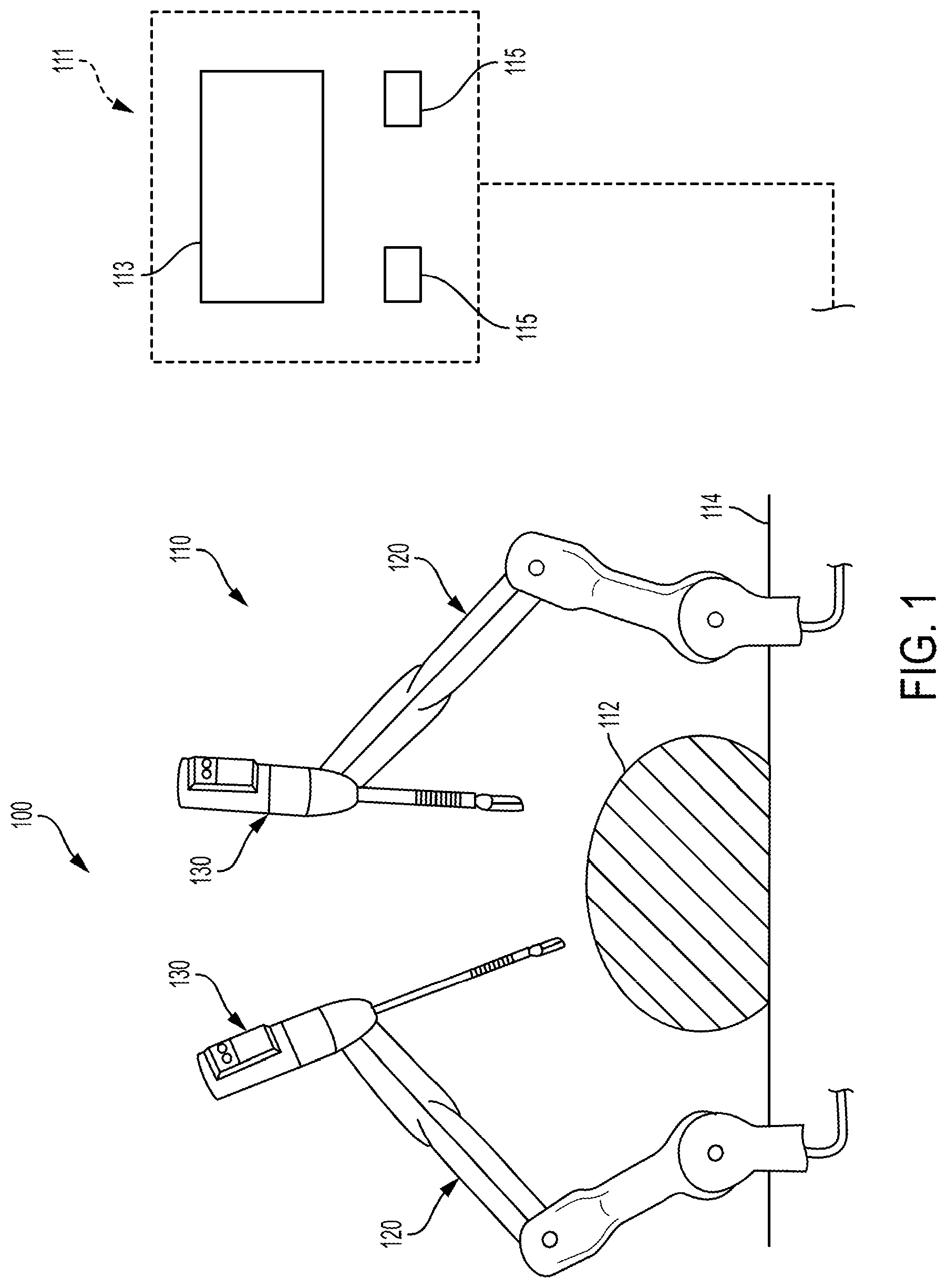 Patent US12310681 Figure 1 – Surgical system with augmented reality display