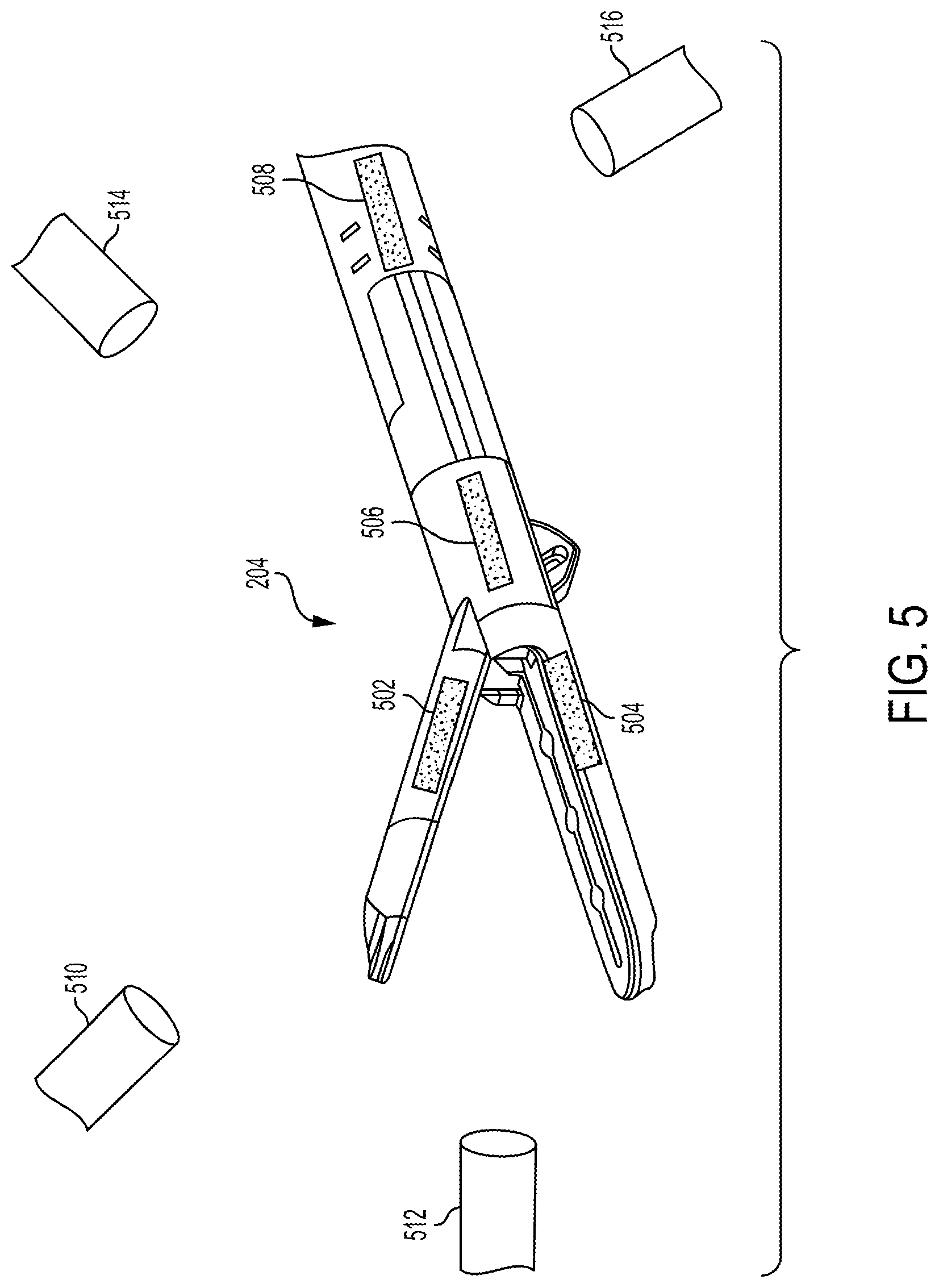 Patent US12310681 Figure 5 – Surgical system with augmented reality display