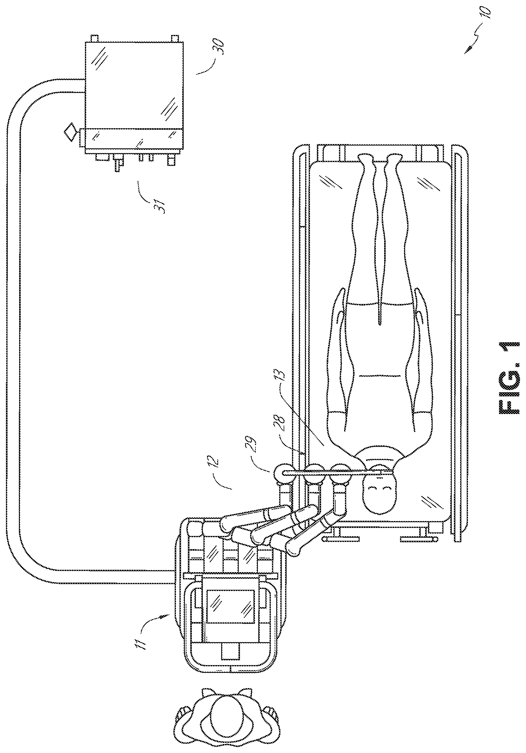 Patent US12310682 Figure 1 – Systems and methods for mounting robotic components on a load cell