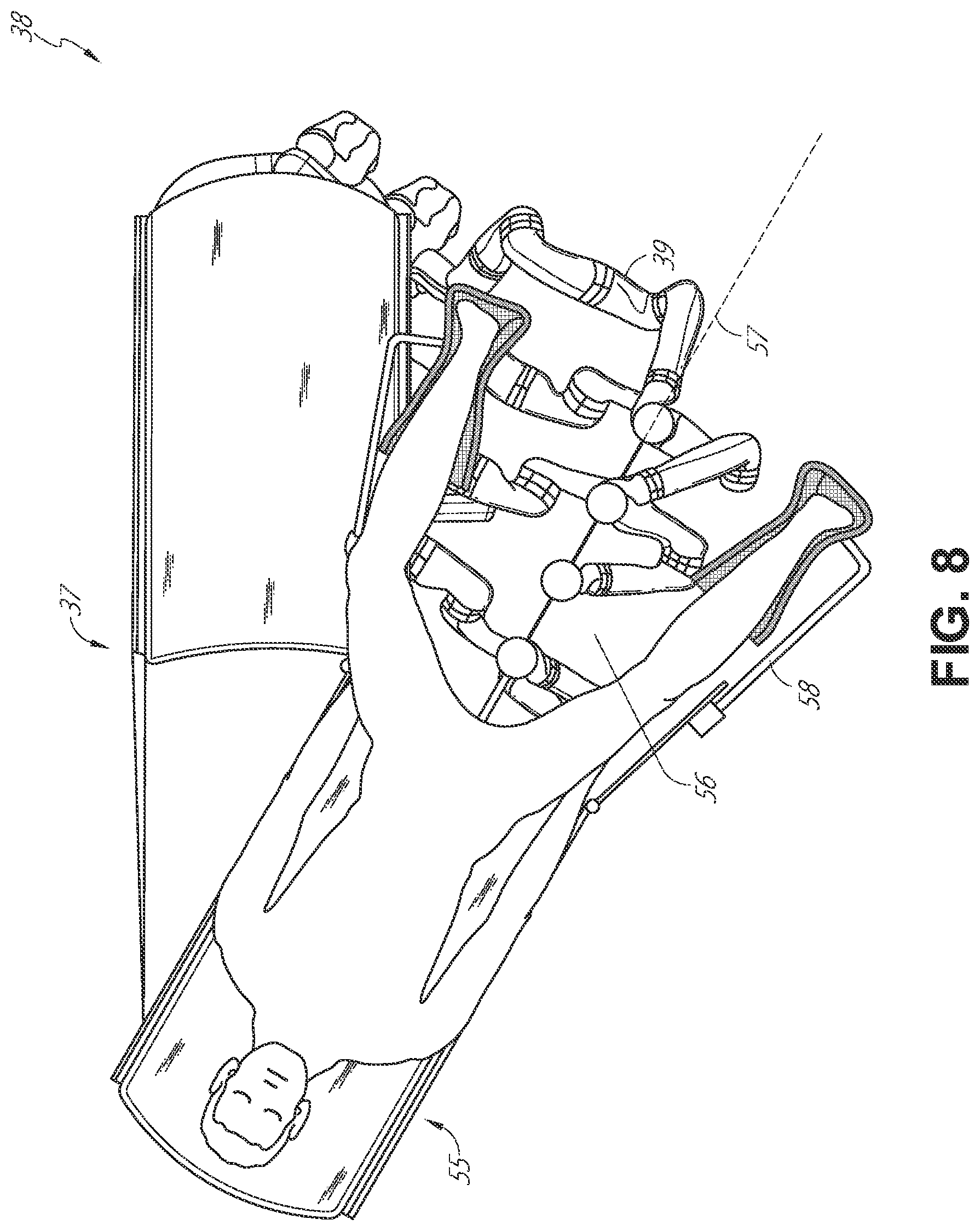 Patent US12310682 Figure 8 – Systems and methods for mounting robotic components on a load cell