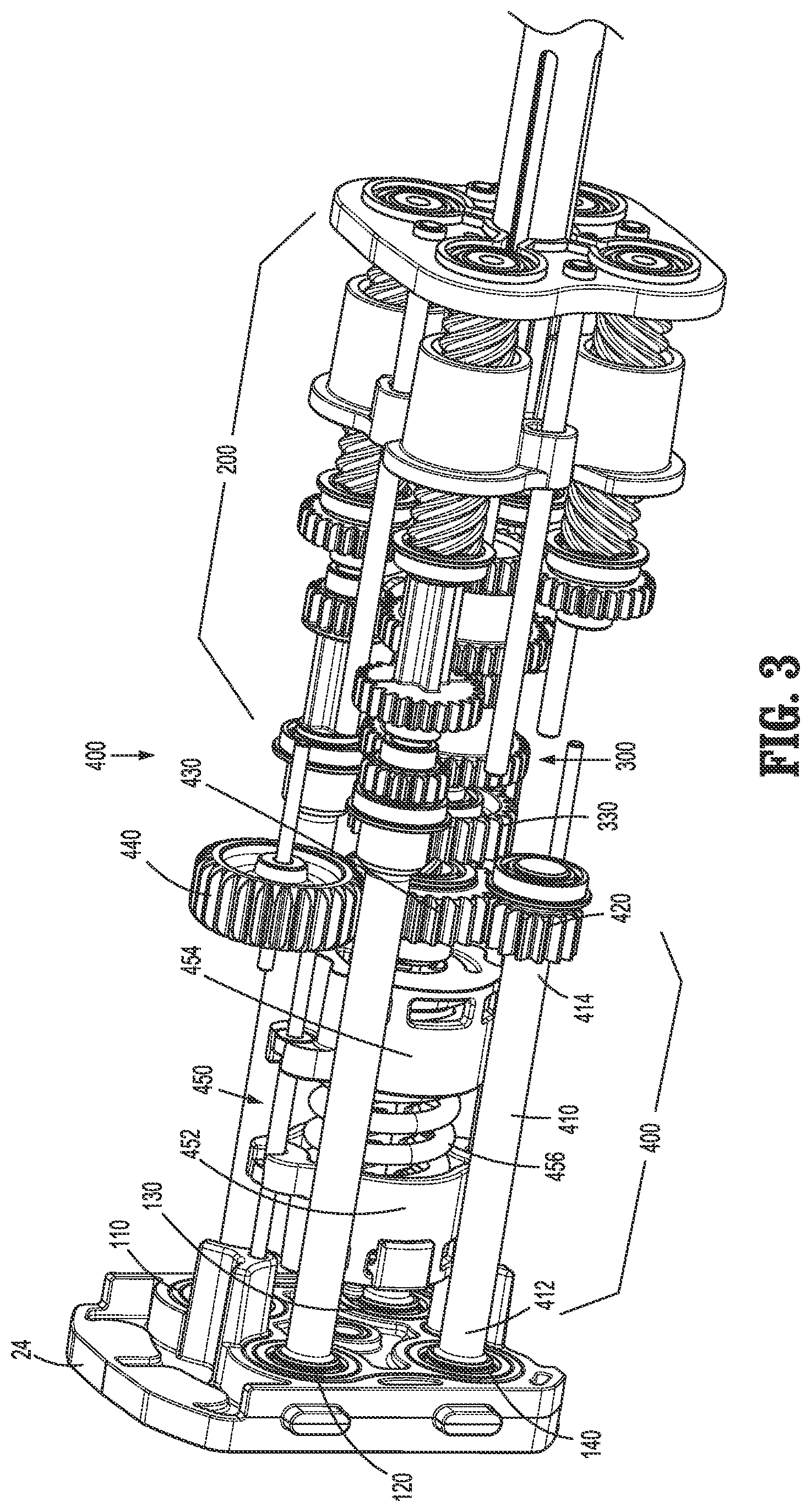 Patent US12310685 Figure 4 – Drive mechanisms for surgical instruments such as for use in robotic surgical systems