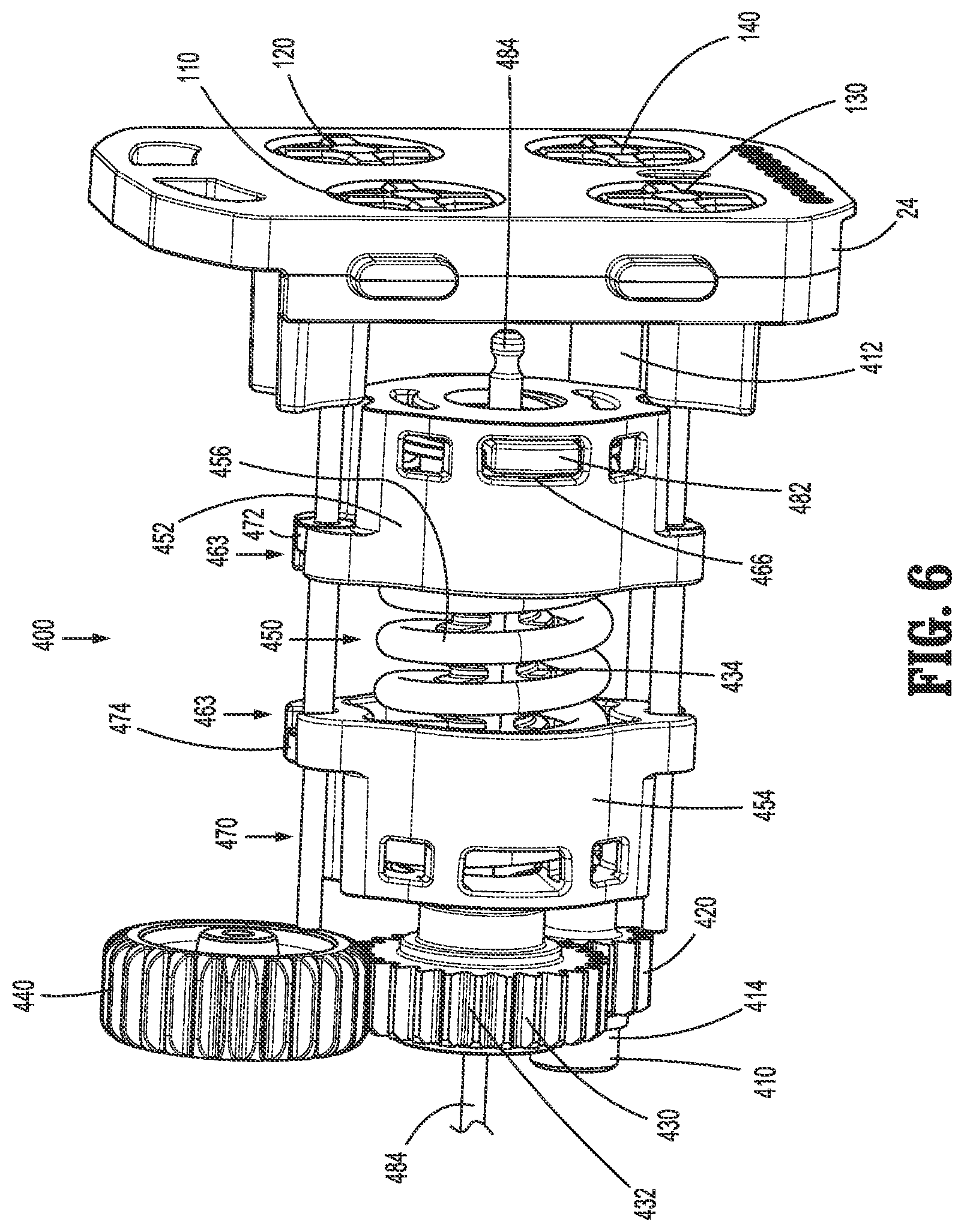 Patent US12310685 Figure 7 – Drive mechanisms for surgical instruments such as for use in robotic surgical systems
