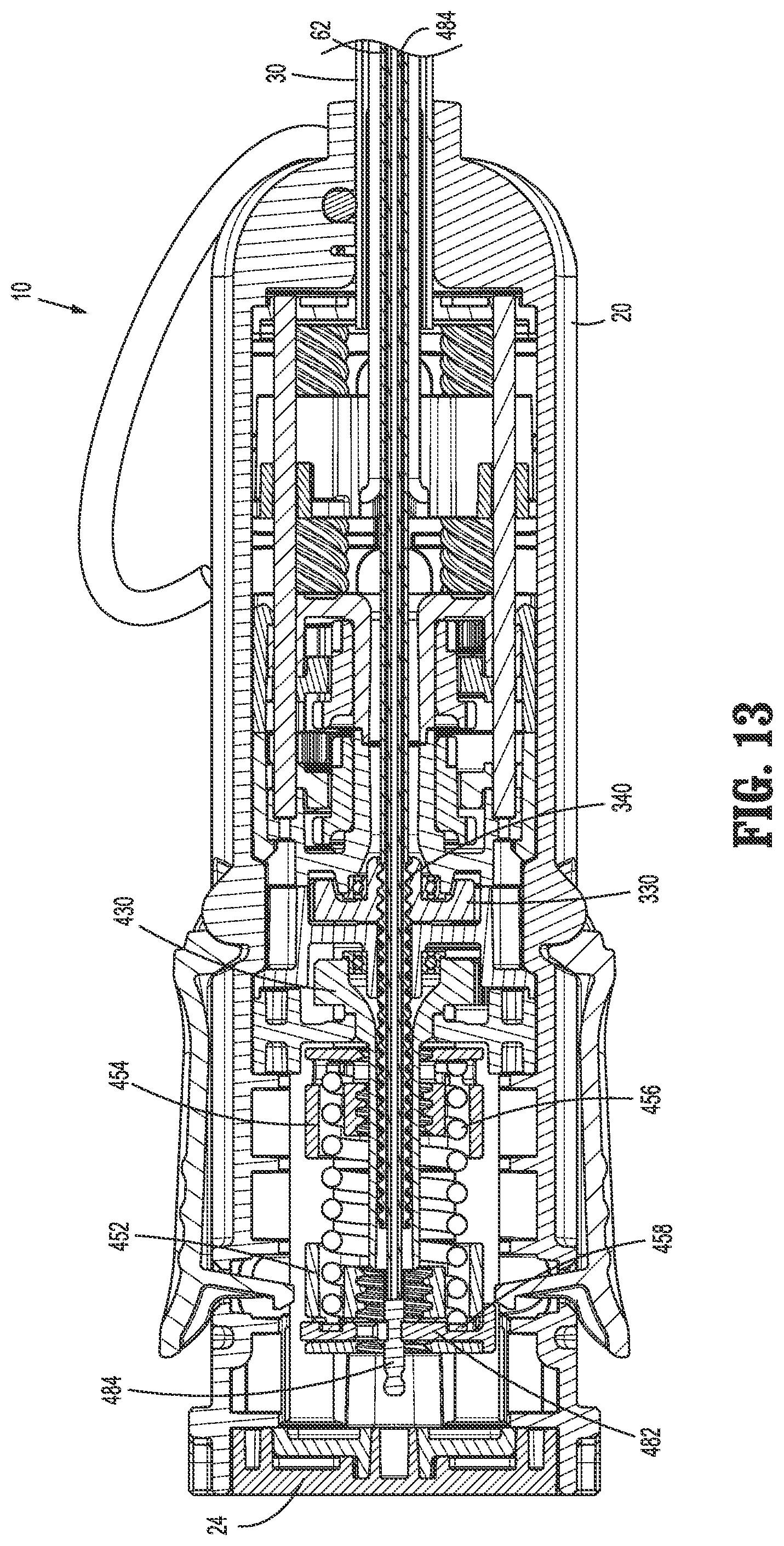 Patent US12310685 Figure 12 – Drive mechanisms for surgical instruments such as for use in robotic surgical systems