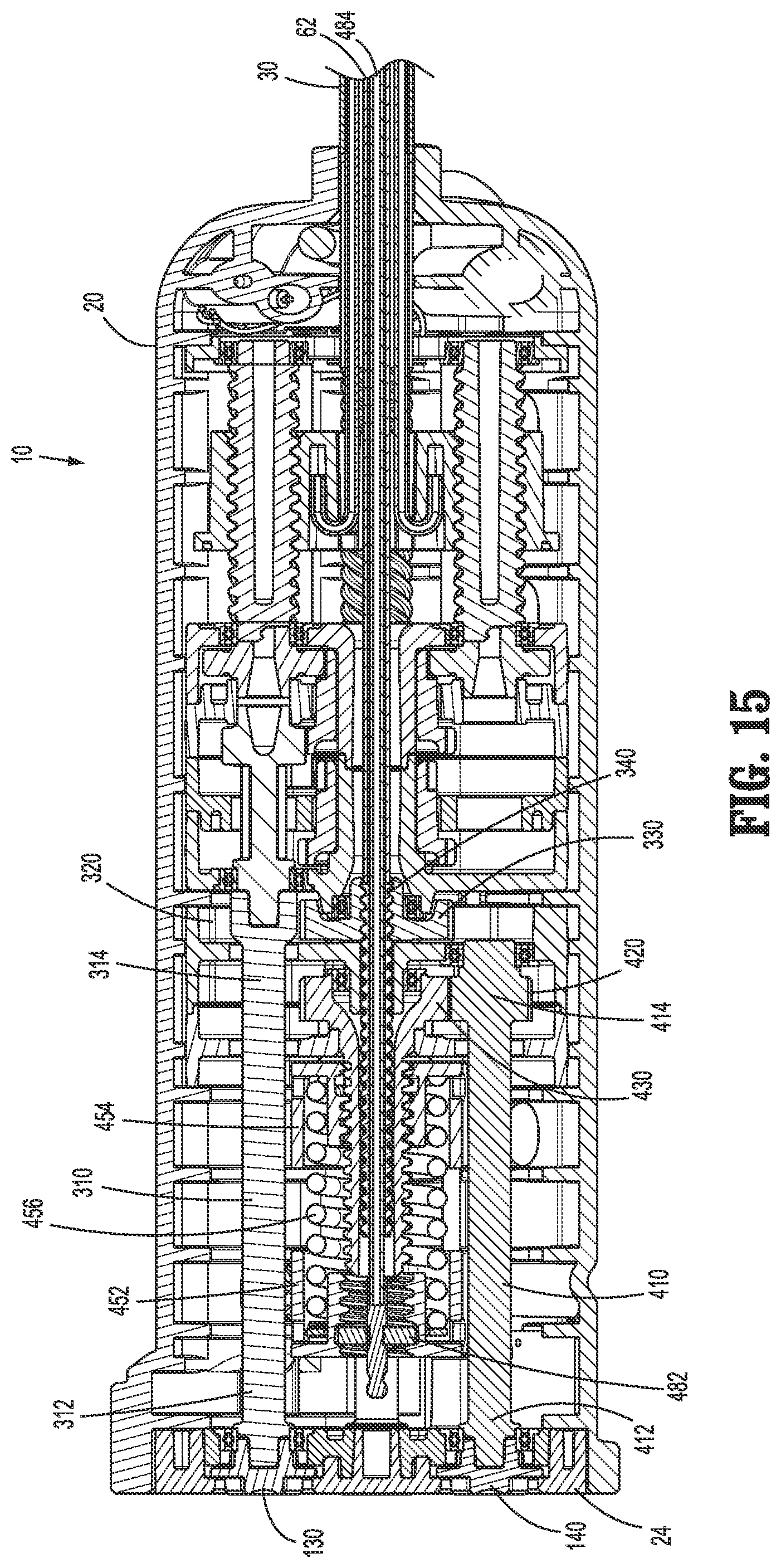 Patent US12310685 Figure 14 – Drive mechanisms for surgical instruments such as for use in robotic surgical systems