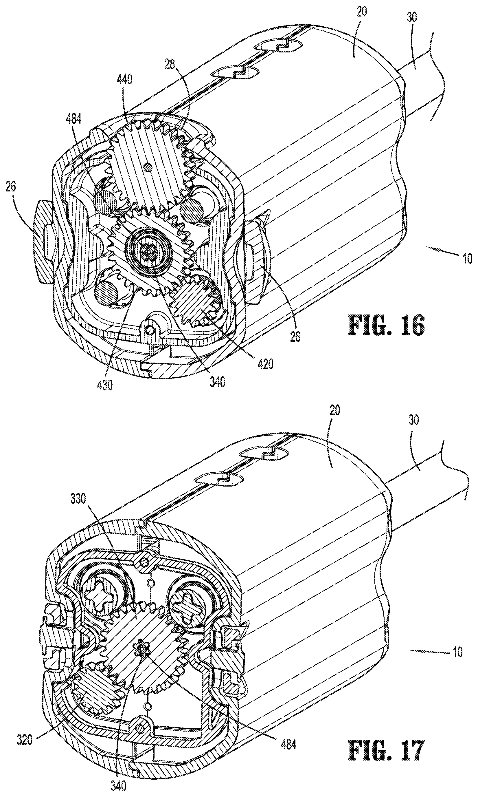 Patent US12310685 Figure 15 – Drive mechanisms for surgical instruments such as for use in robotic surgical systems