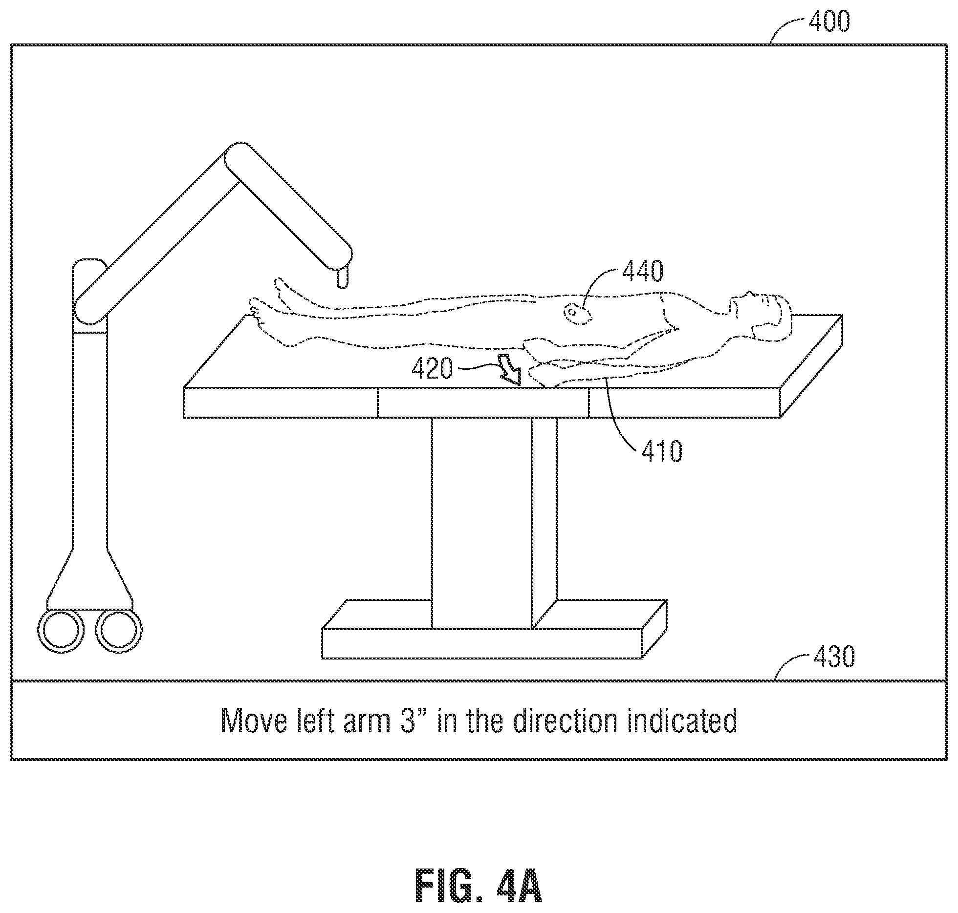 Patent US12310687 Figure 5 – Guidance for positioning a patient and surgical robot