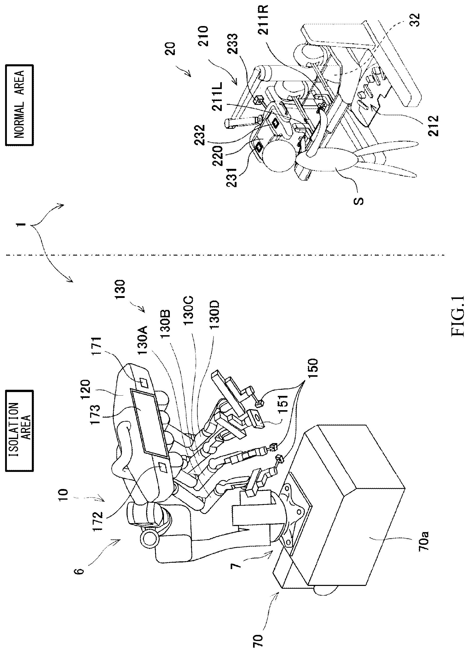 Patent US12310689 — Diagnosis/treatment support robot, diagnosis/treatment support robot system, and diagnosis/treatment support method — Figure 1