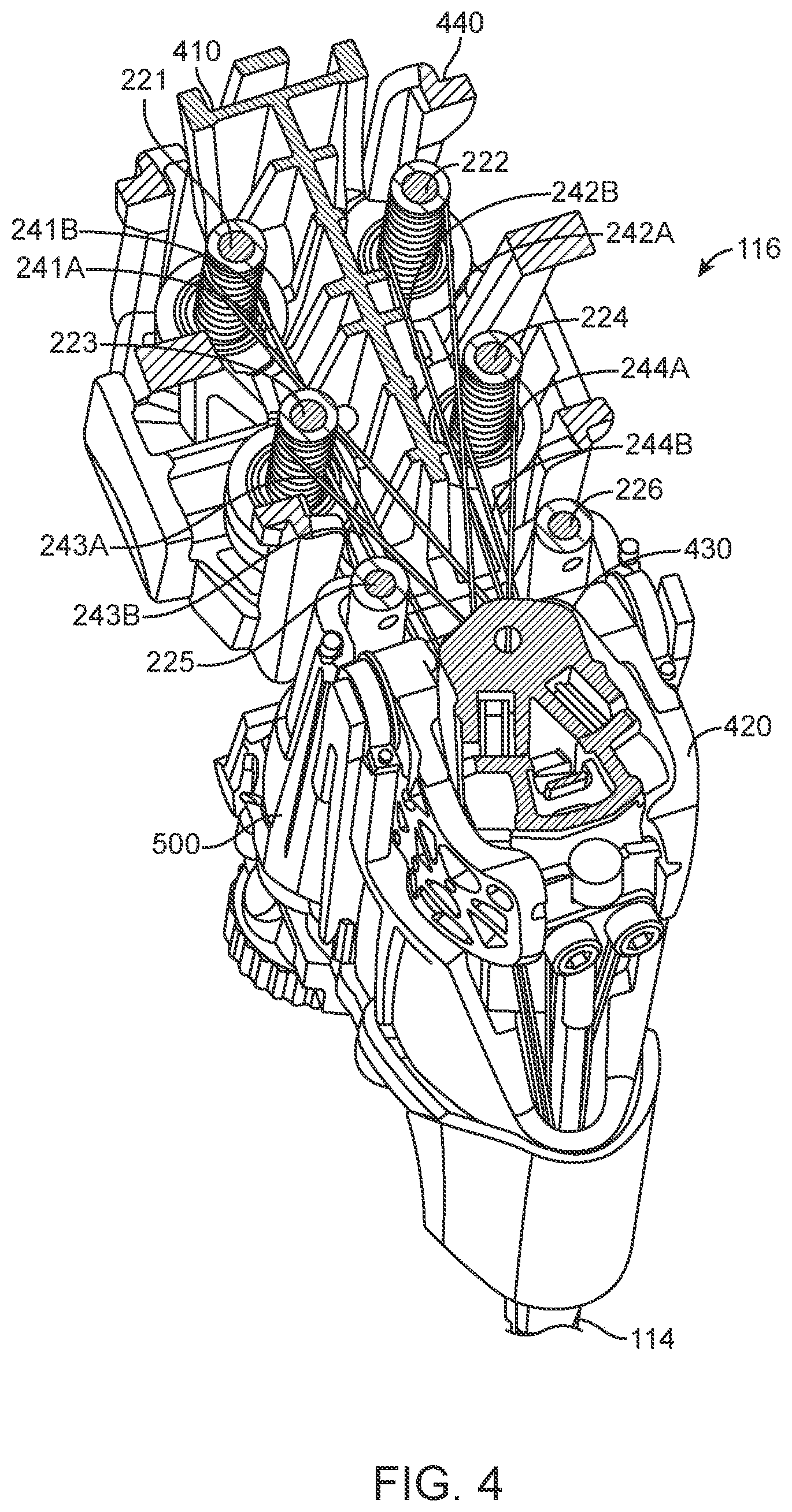Patent US12310691 Figure 4 – Multi-cable medical instrument