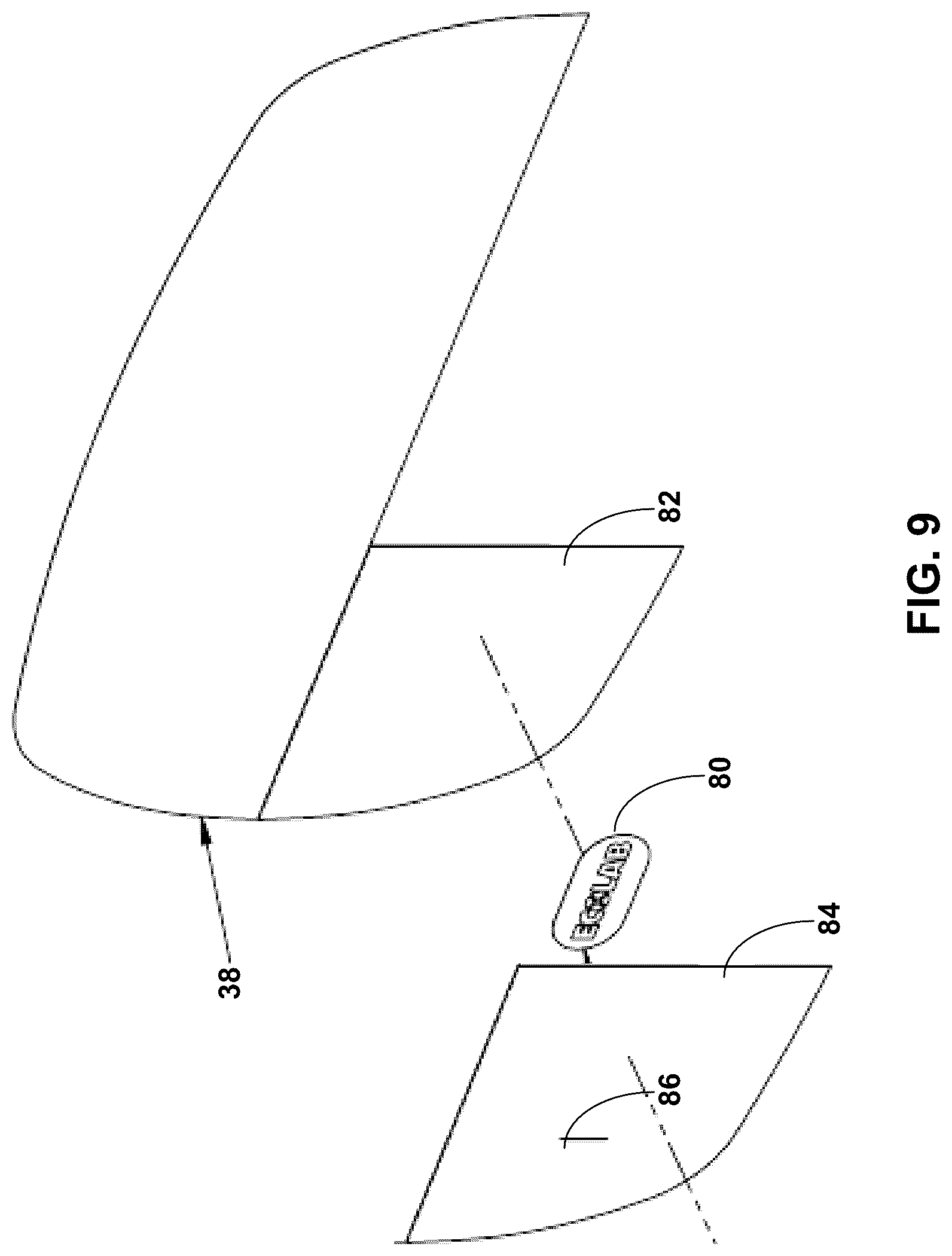 Patent US12310692 Figure 8 – Surgical drape for thermal treatment basin