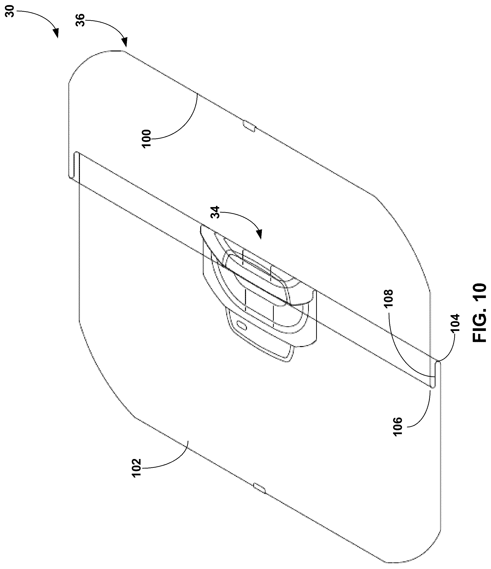 Patent US12310692 Figure 9 – Surgical drape for thermal treatment basin