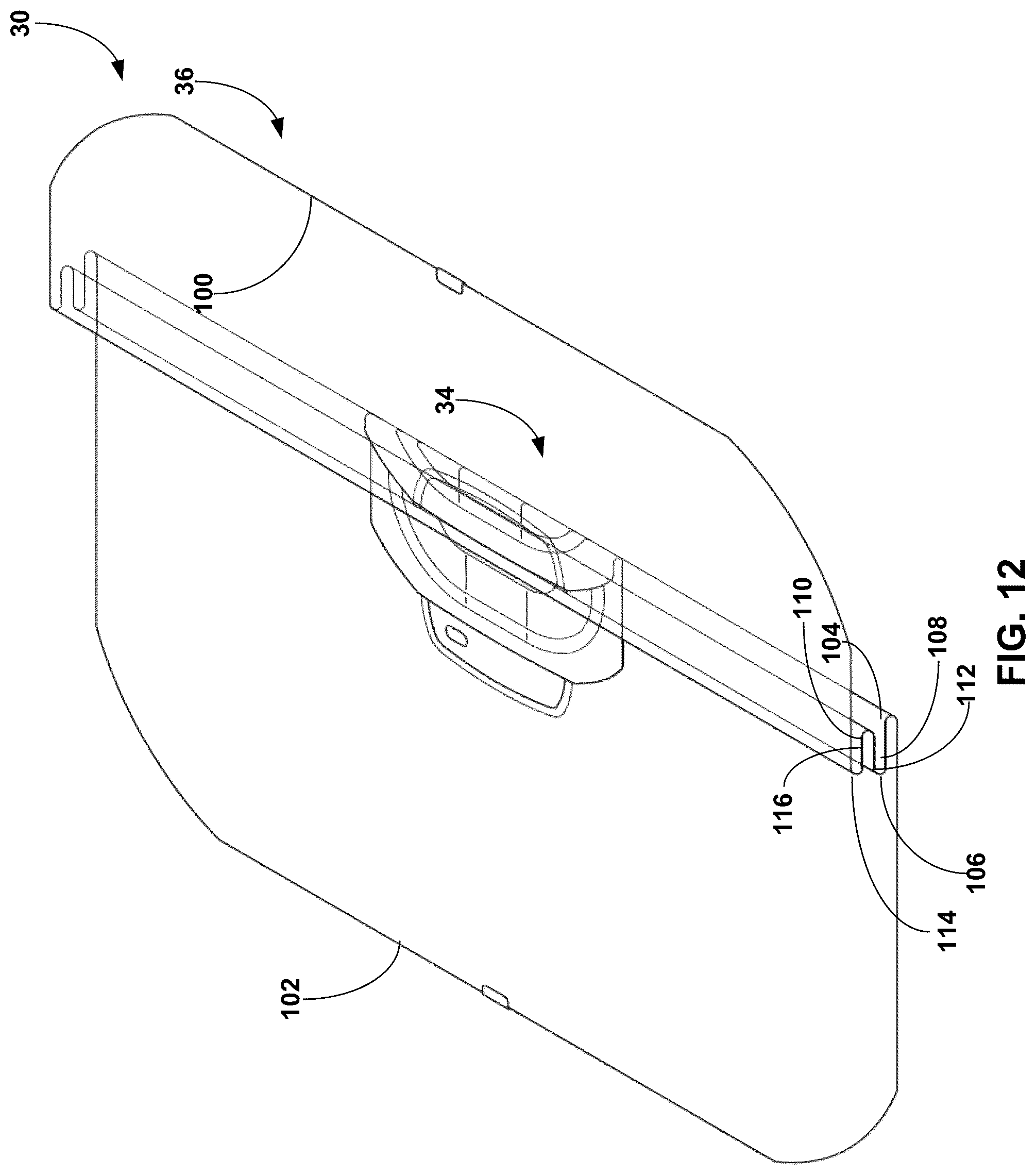 Patent US12310692 Figure 11 – Surgical drape for thermal treatment basin