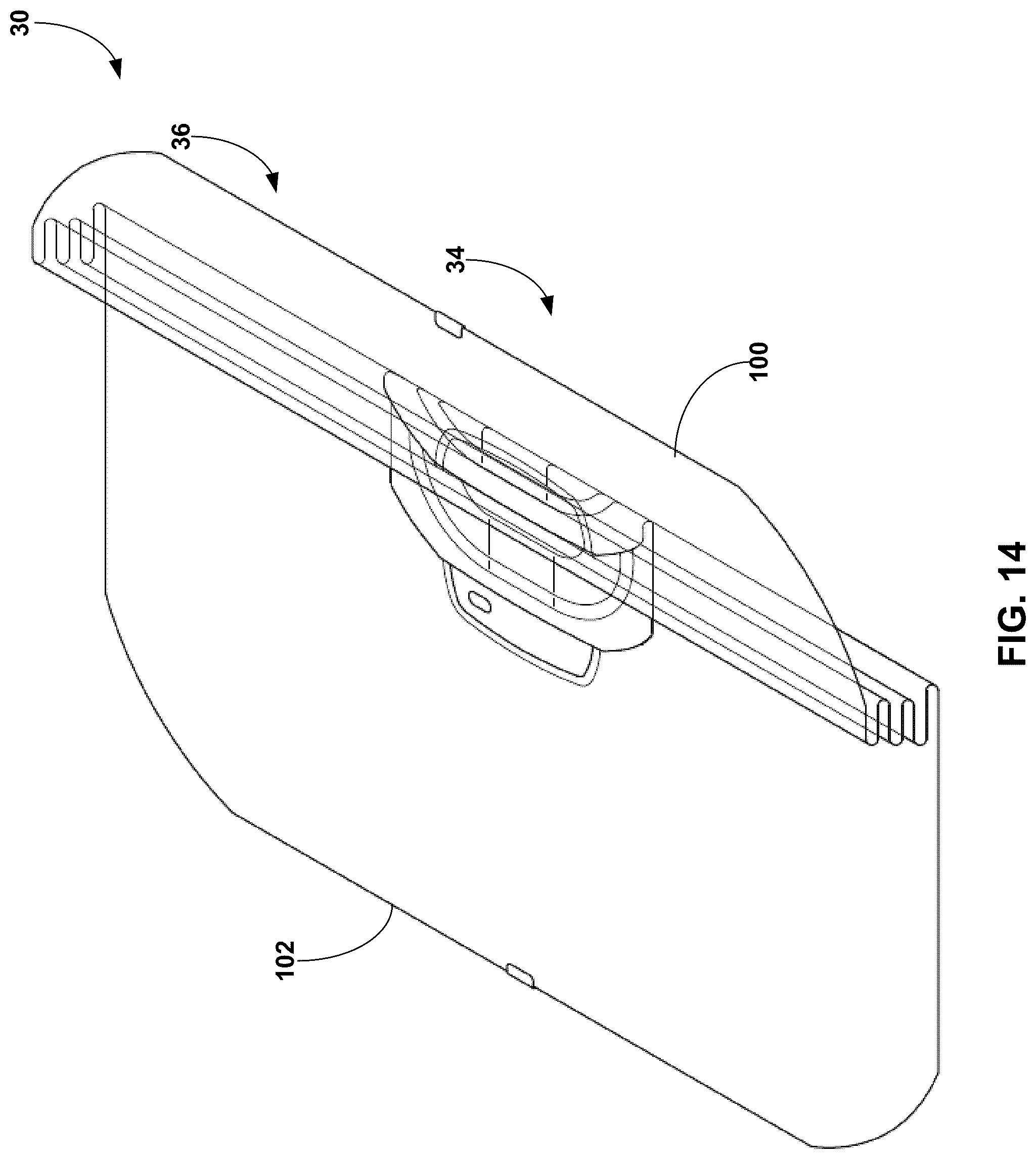 Patent US12310692 Figure 13 – Surgical drape for thermal treatment basin
