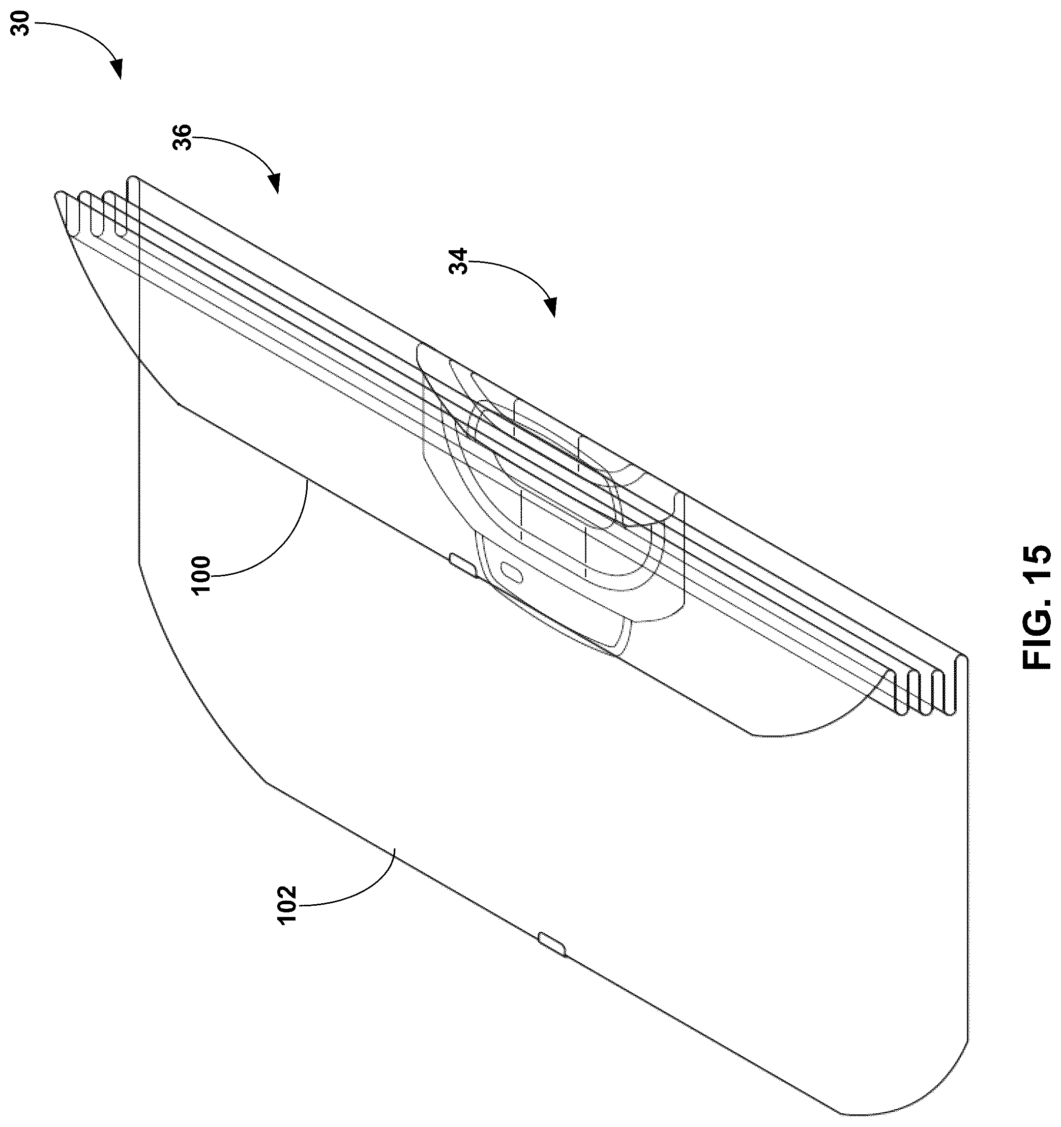 Patent US12310692 Figure 14 – Surgical drape for thermal treatment basin