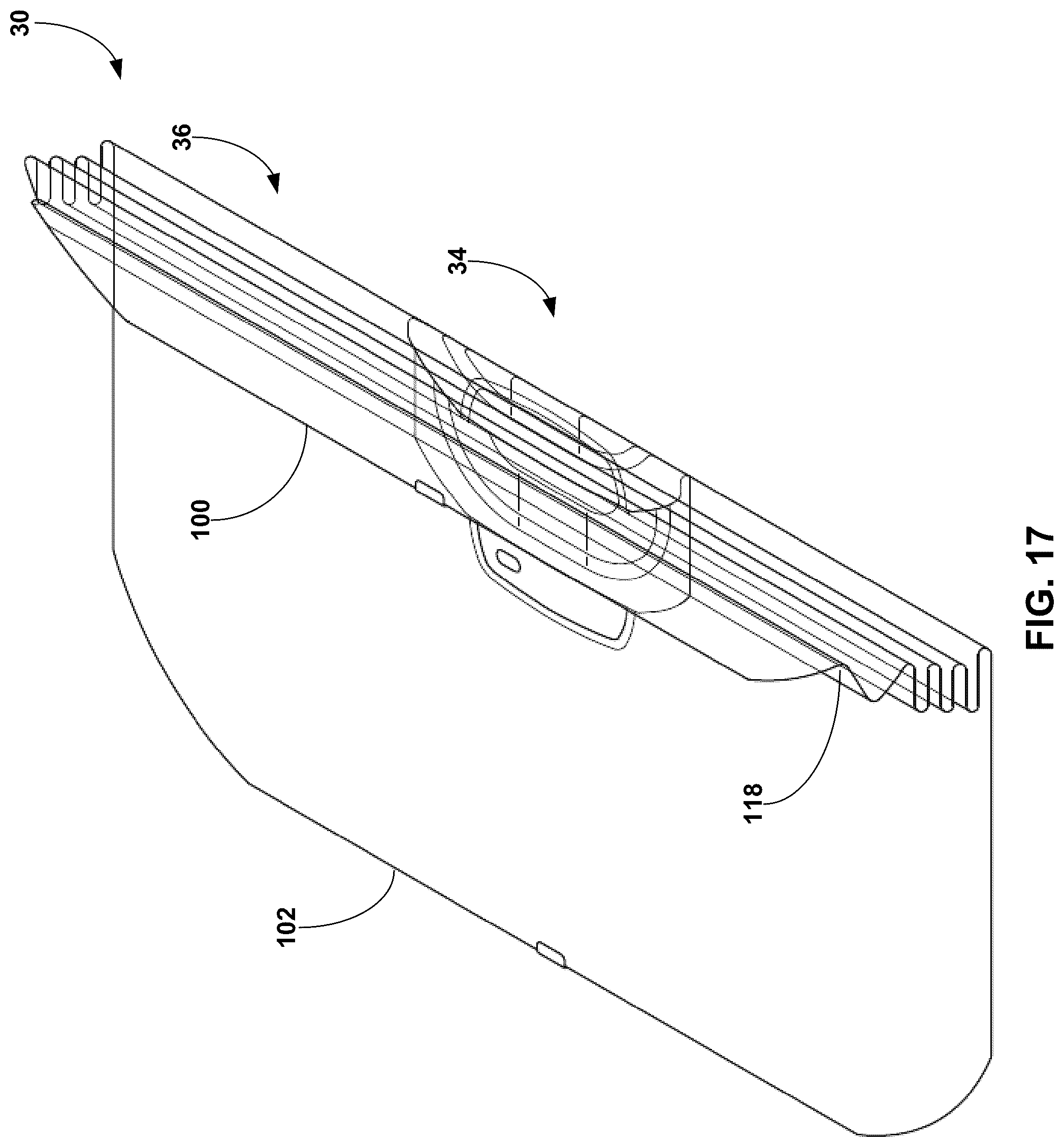 Patent US12310692 Figure 16 – Surgical drape for thermal treatment basin