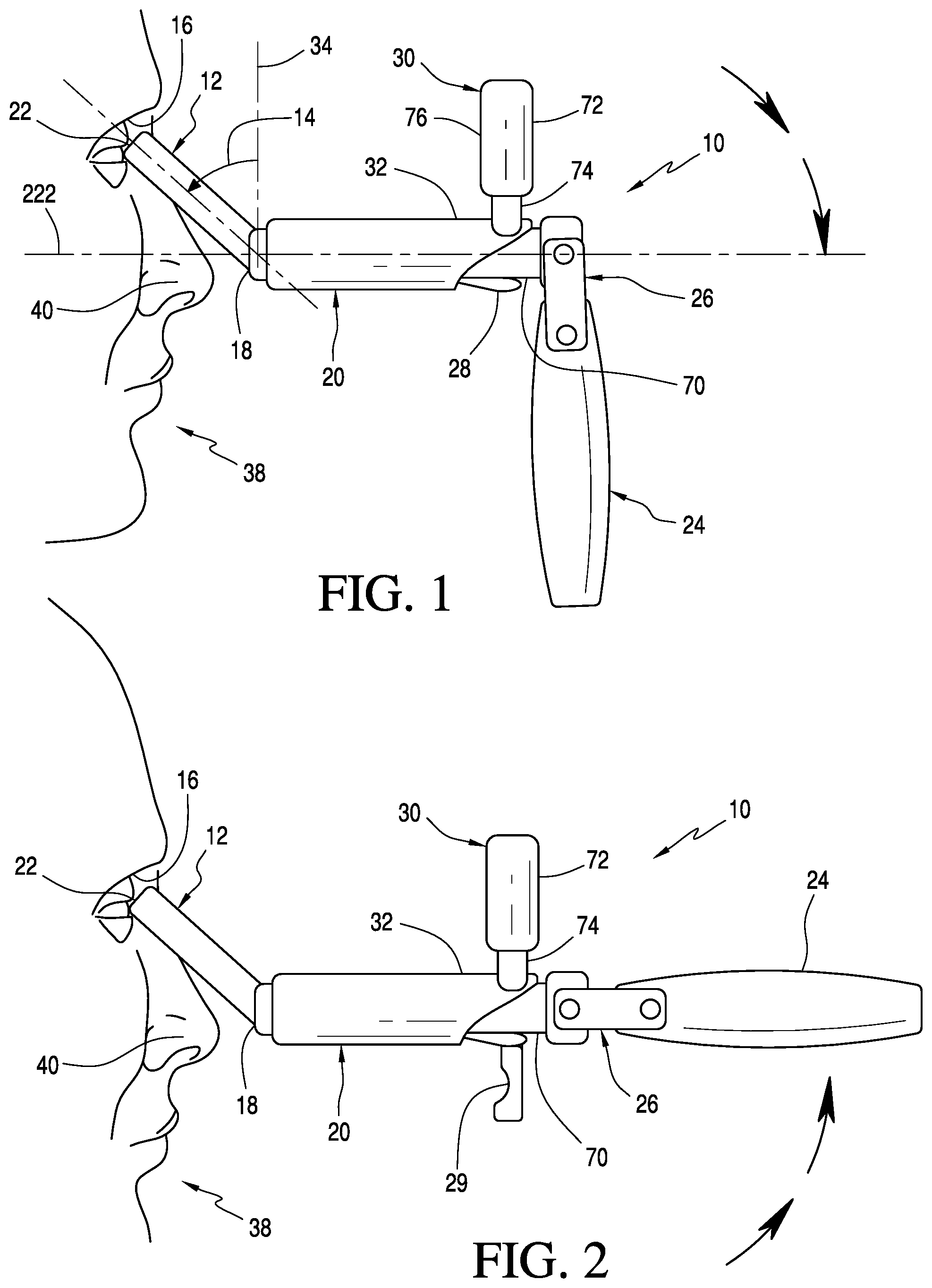 Patent US12310701 Figure 1 – Device for measuring the infrared output of the abreu brain thermal tunnel