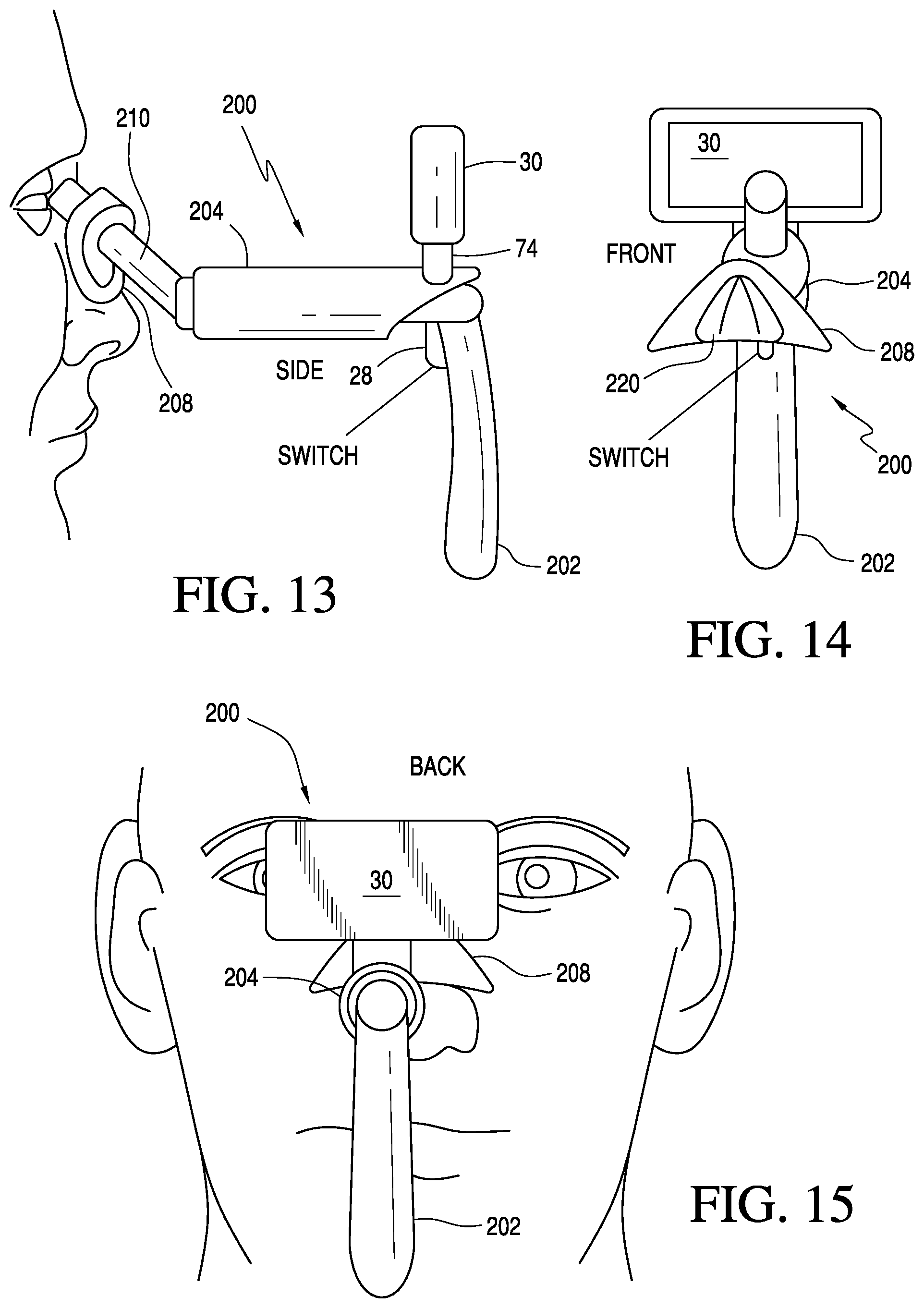Patent US12310701 Figure 5 – Device for measuring the infrared output of the abreu brain thermal tunnel