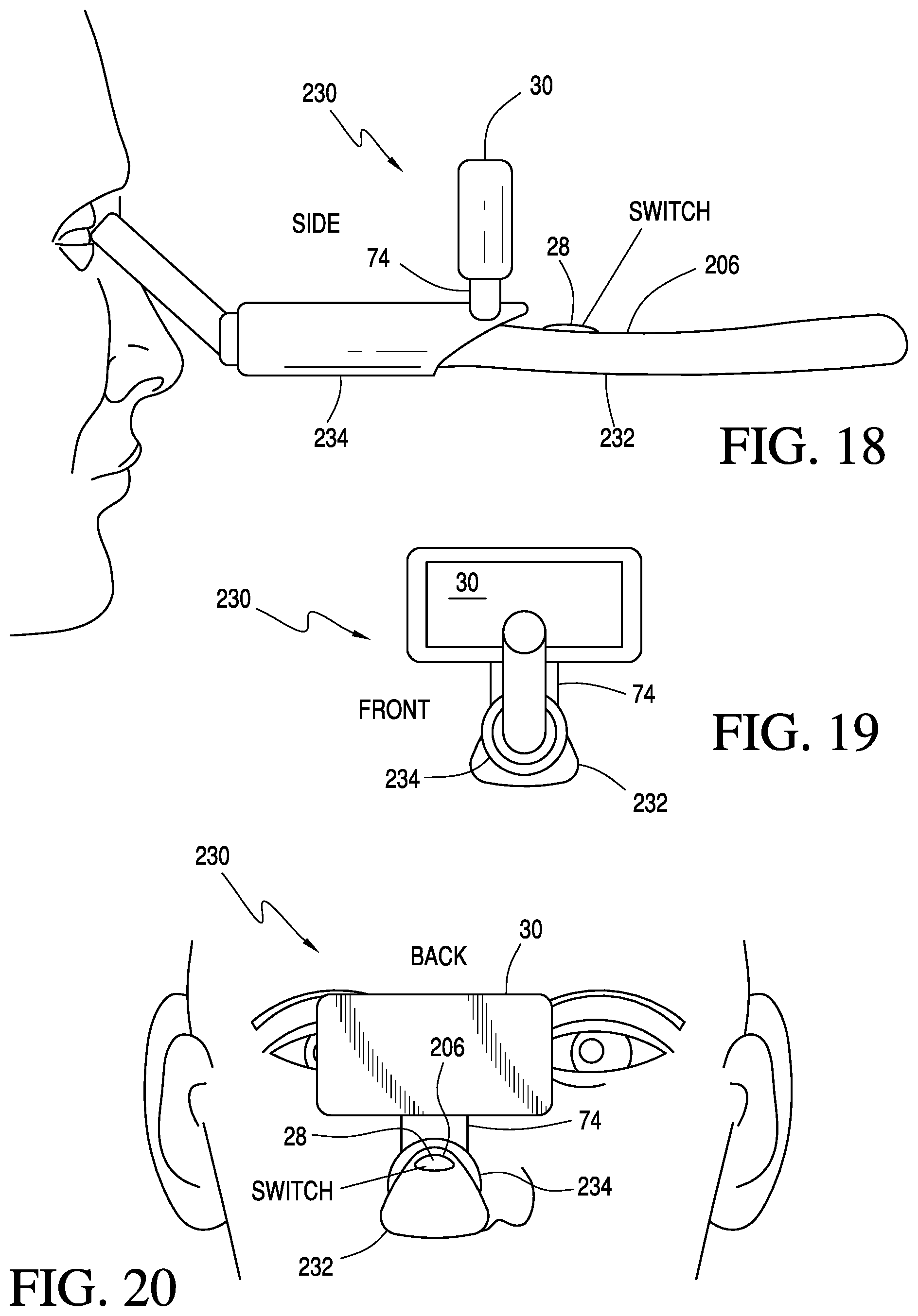 Patent US12310701 Figure 7 – Device for measuring the infrared output of the abreu brain thermal tunnel