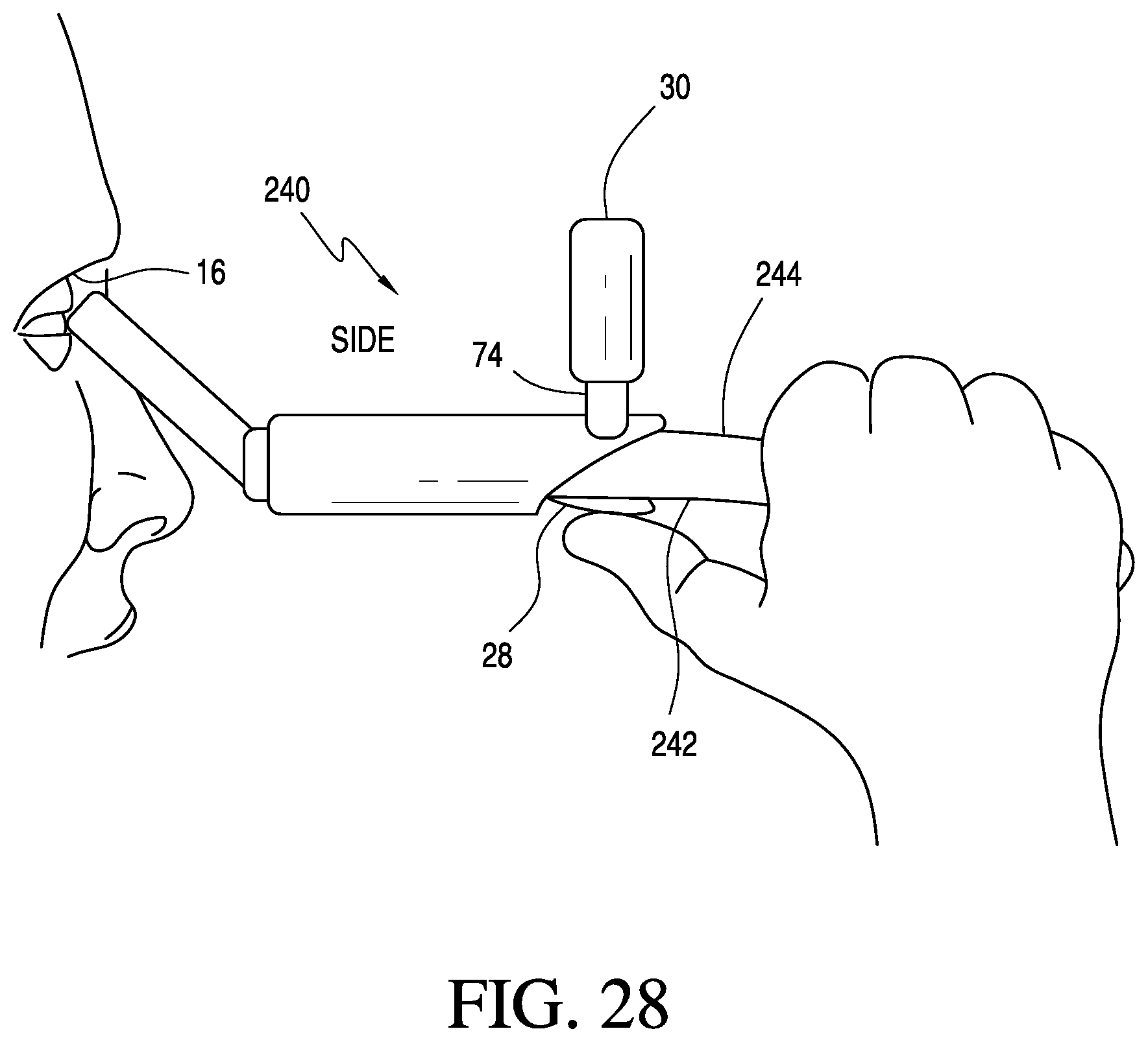 Patent US12310701 Figure 12 – Device for measuring the infrared output of the abreu brain thermal tunnel