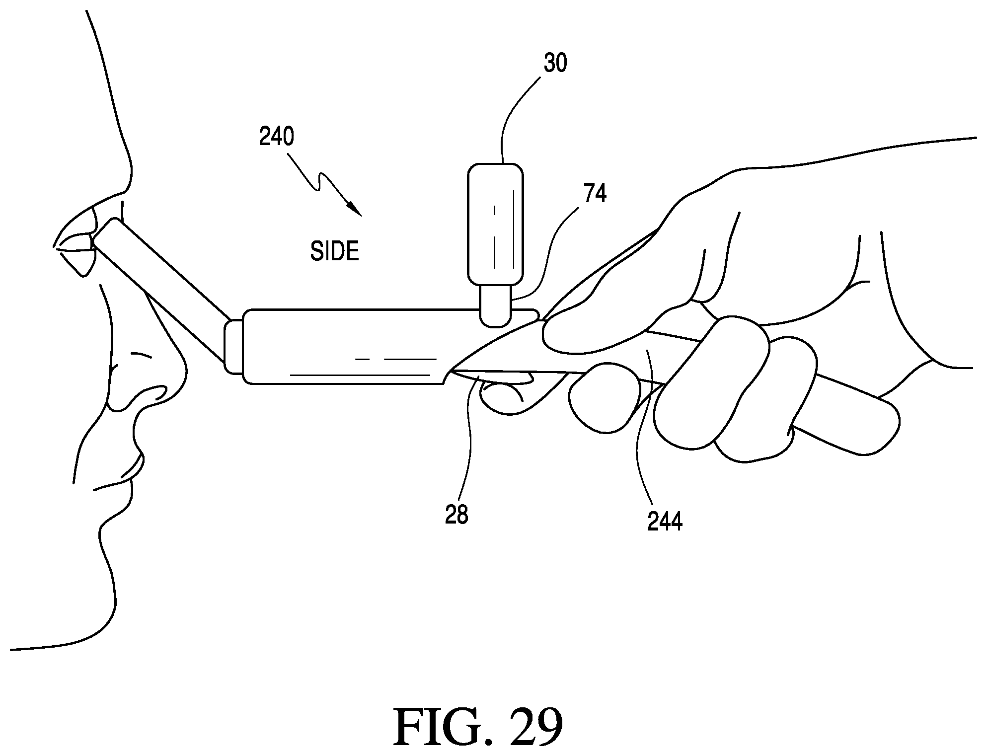 Patent US12310701 Figure 13 – Device for measuring the infrared output of the abreu brain thermal tunnel