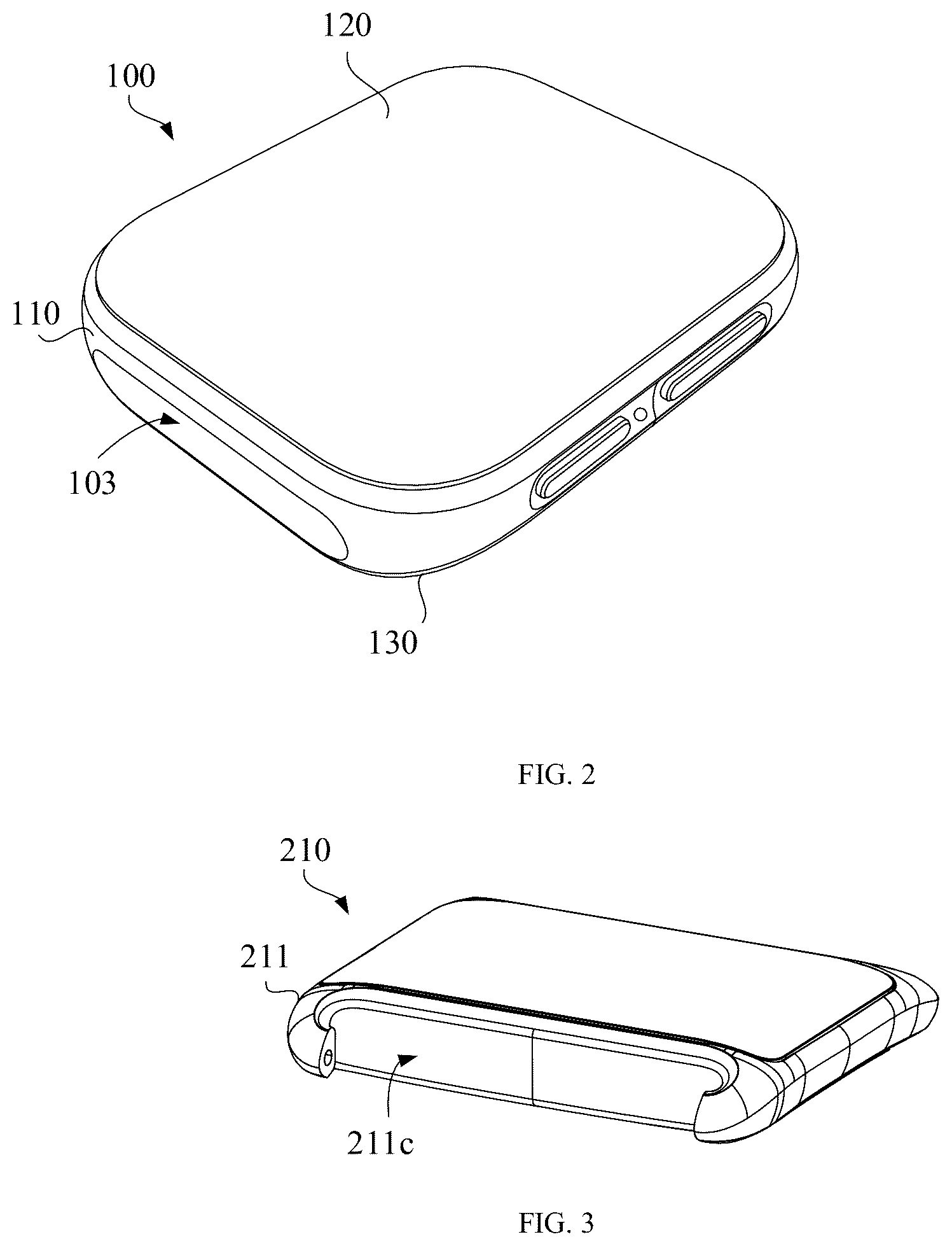 Patent US12310702 Figure 2 – Blood pressure measurement module, strap assembly, and wearable device