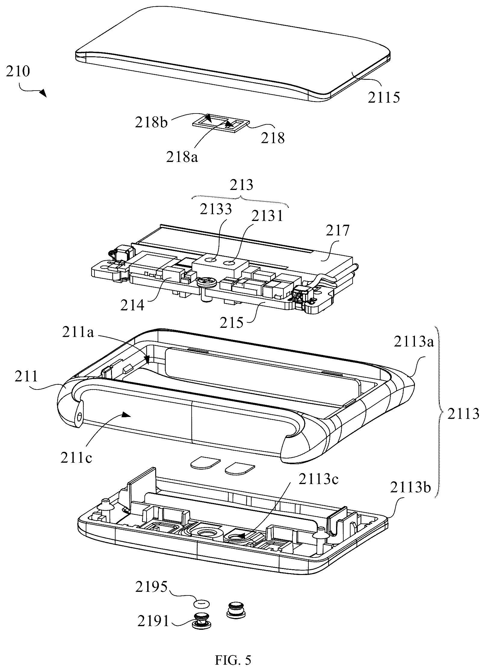 Patent US12310702 Figure 4 – Blood pressure measurement module, strap assembly, and wearable device