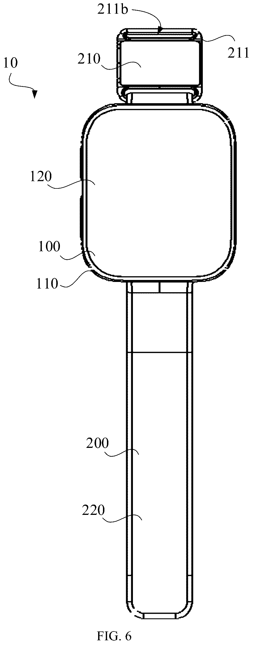 Patent US12310702 Figure 5 – Blood pressure measurement module, strap assembly, and wearable device