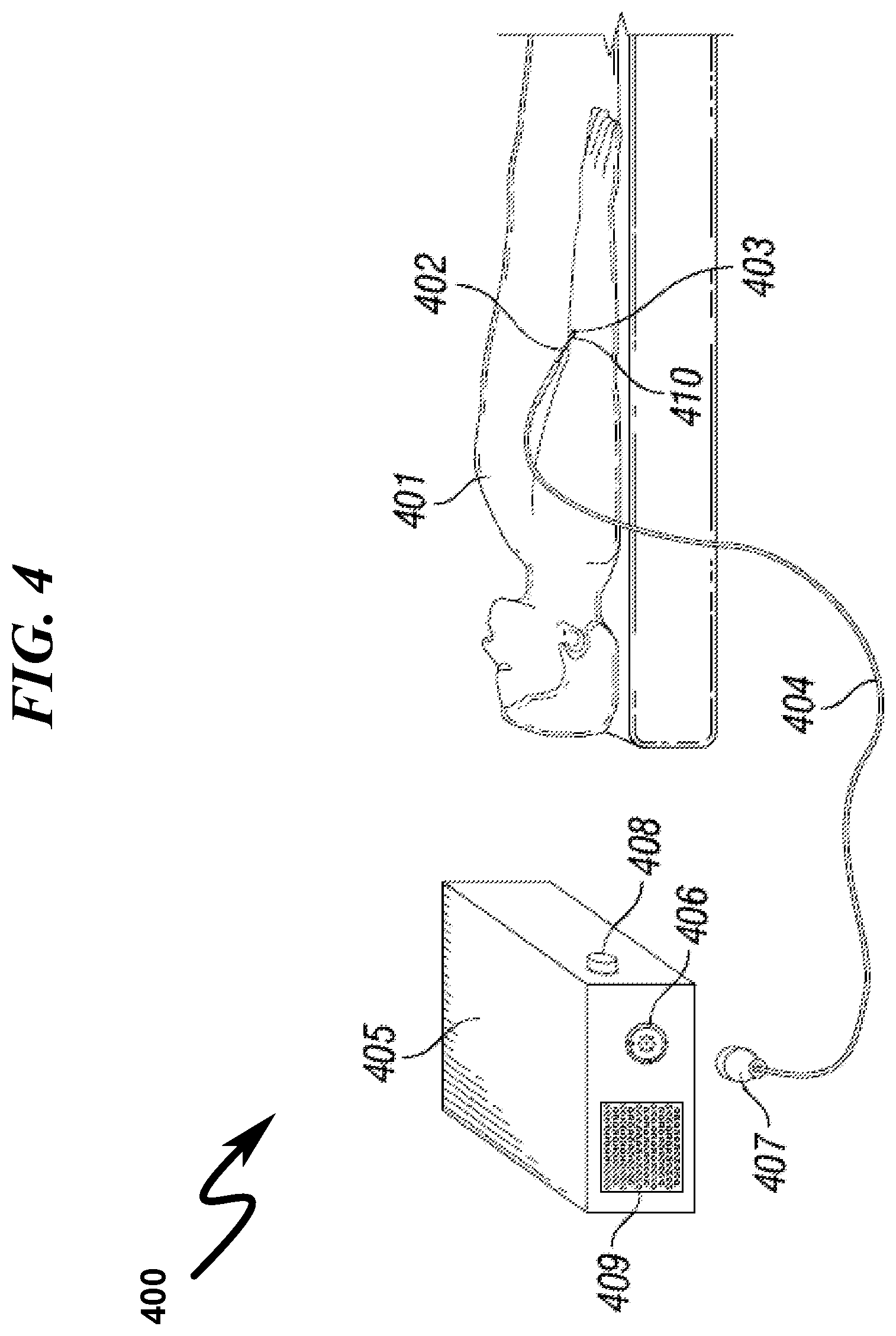 Patent US12310704 Figure 4 – Blood pressure monitoring with zero function system and method