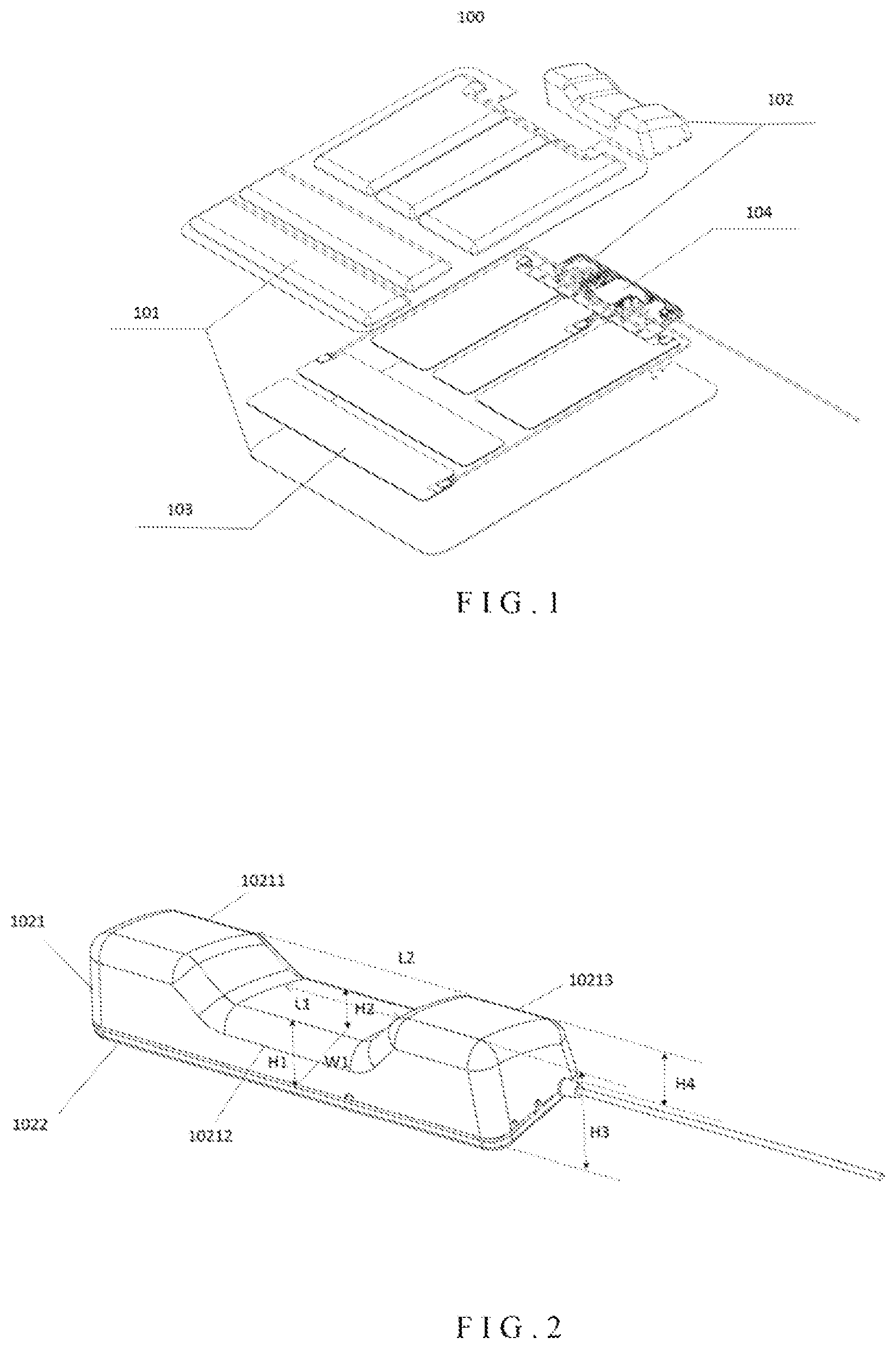 Patent US12310705 — Cardiac physiological parameter acquisition device — Figure 1