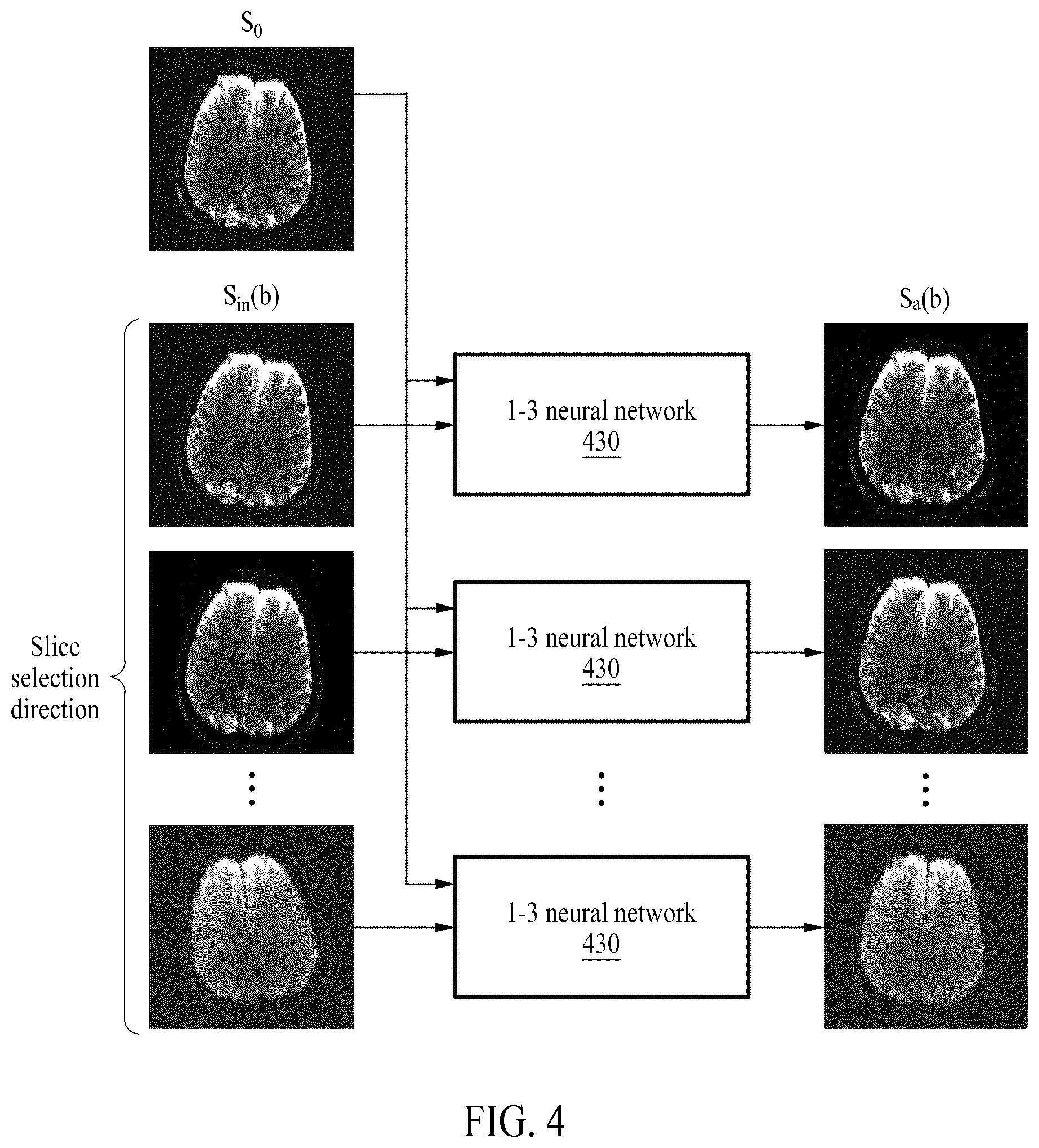 Patent US12310713 Figure 4 – Method of quantifying magnetic resonance diffusion parameters by using diffusion weighted magnetic resonance images