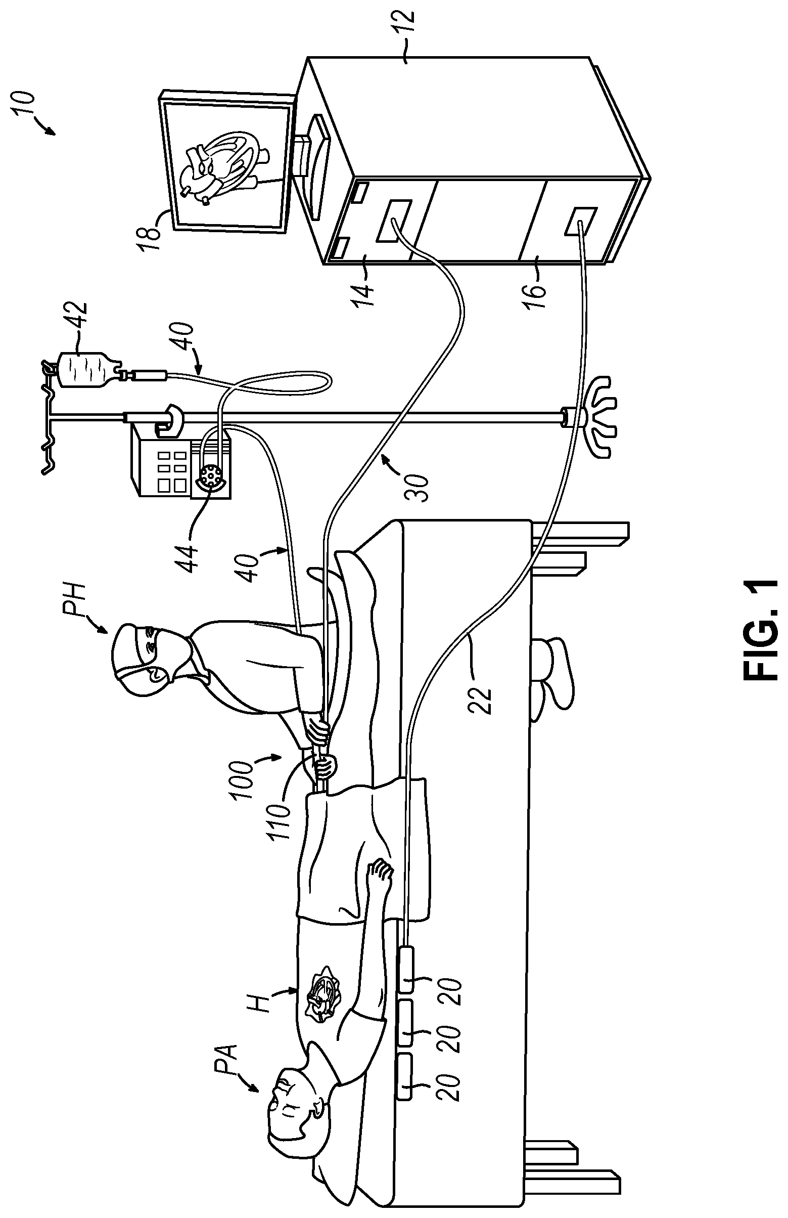 Patent US12310715 Figure 1 – Catheter deflection system with deflection load limiter