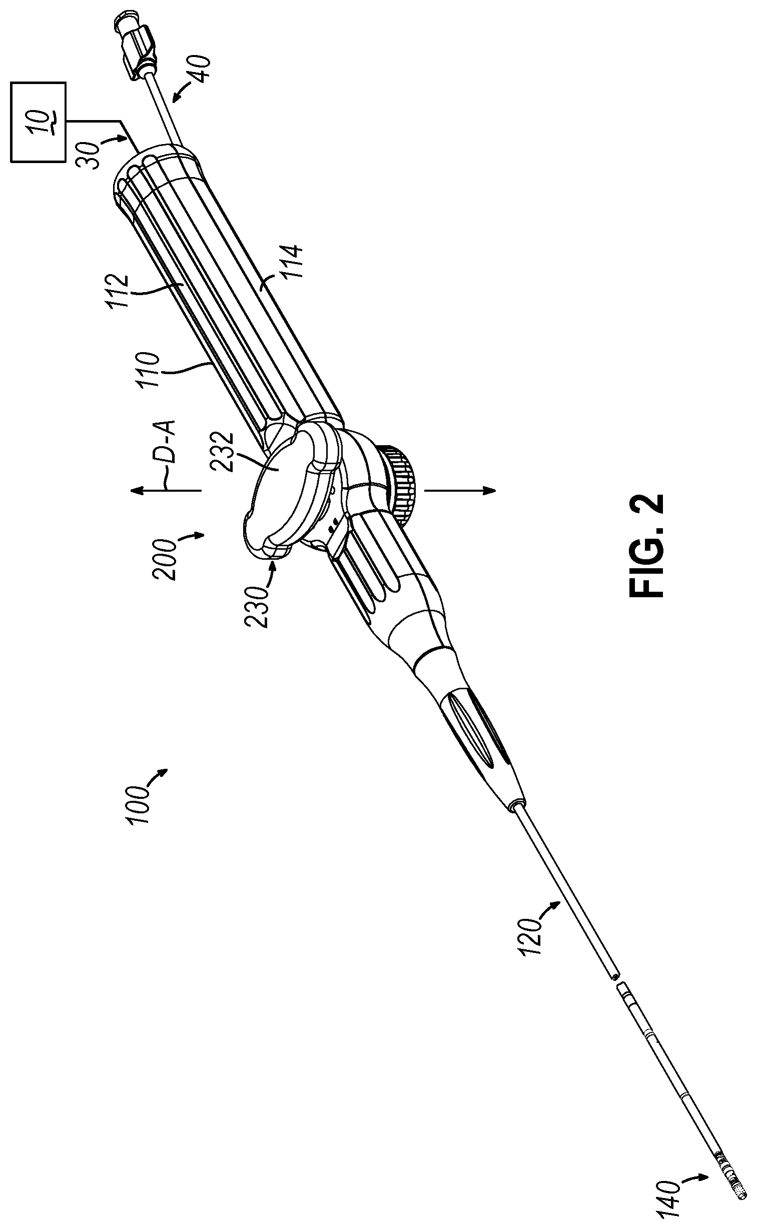 Patent US12310715 Figure 2 – Catheter deflection system with deflection load limiter