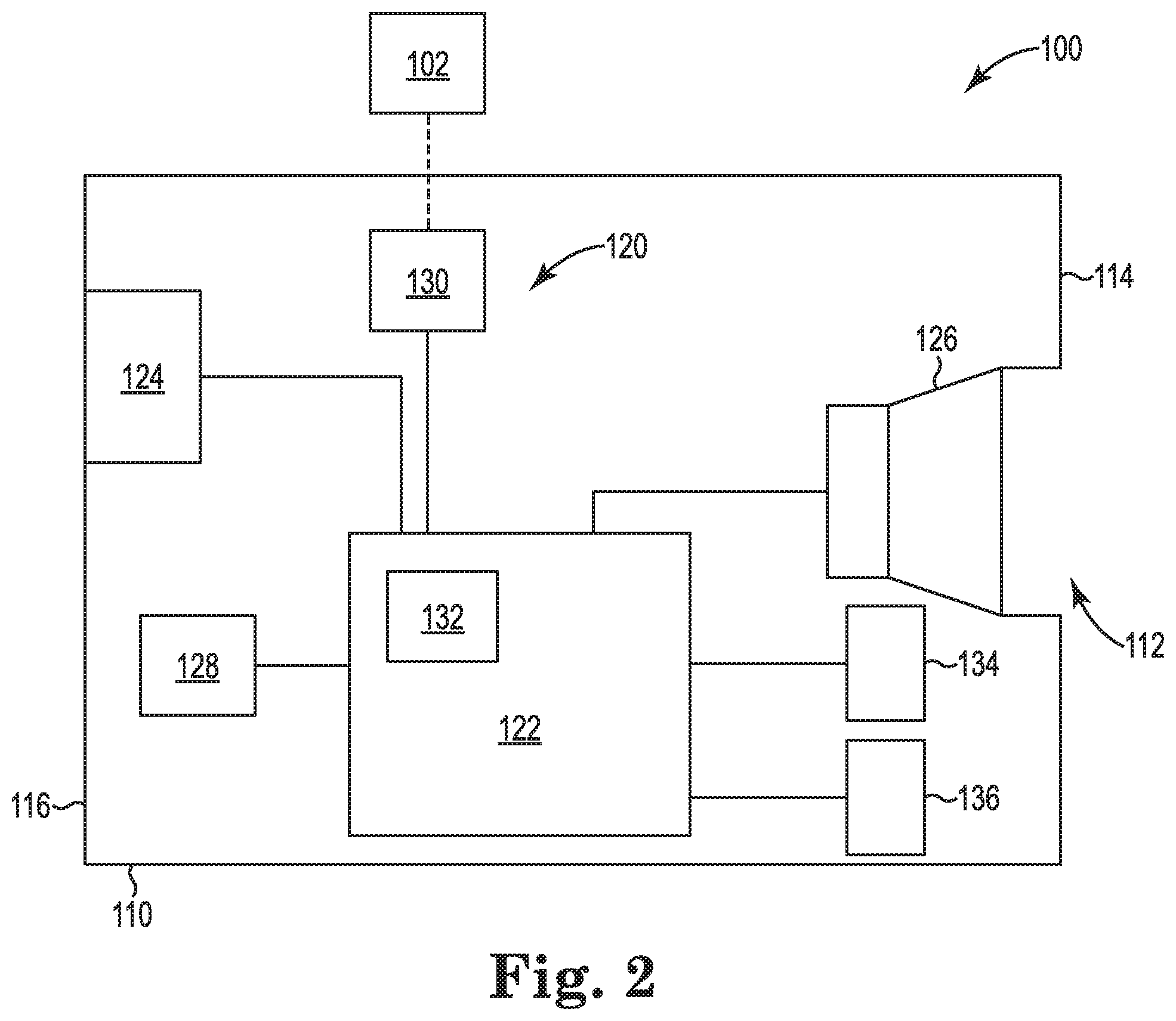 Patent US12310716 Figure 2 – Fall prediction system including an accessory and method of using same