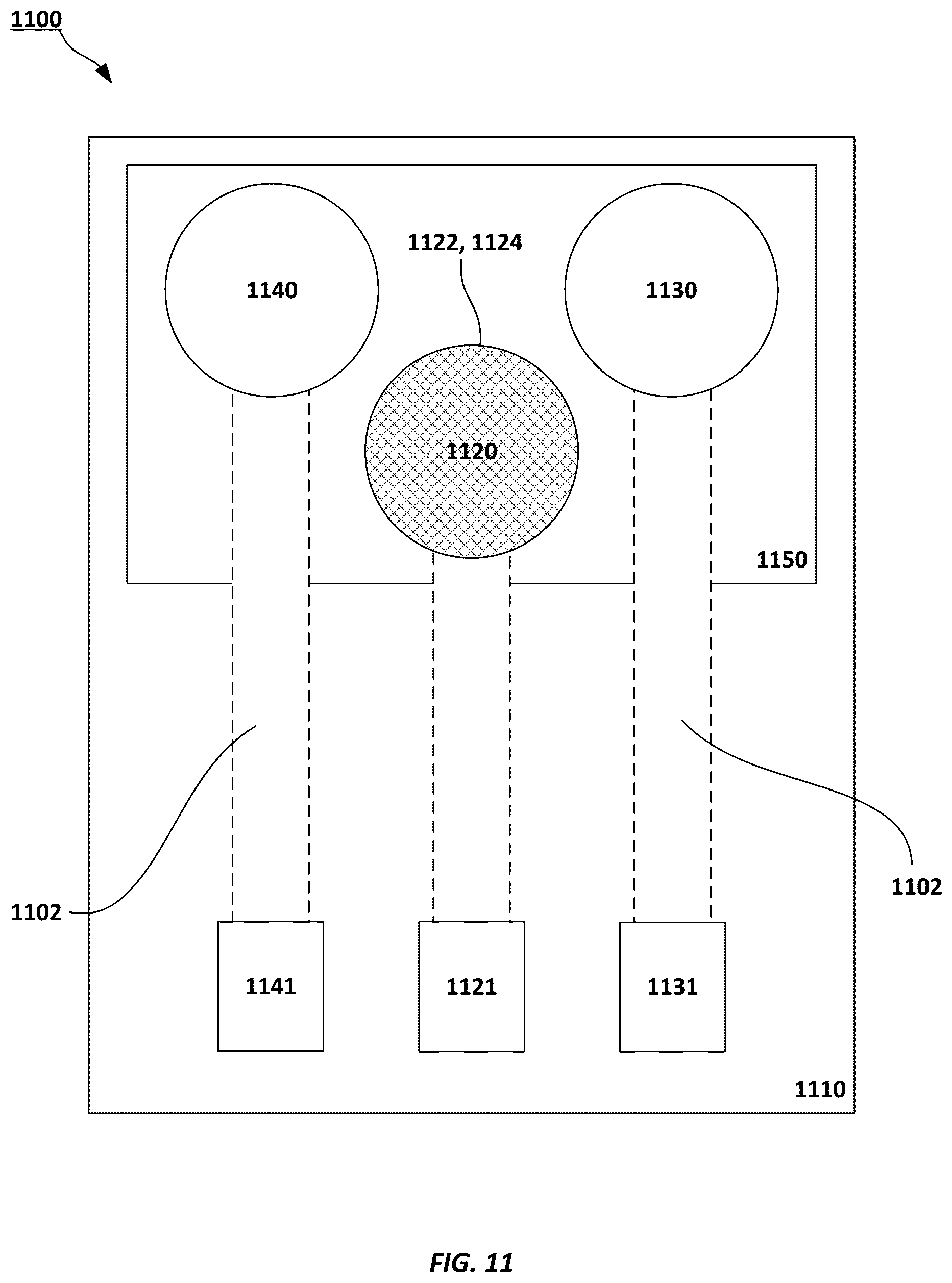 Patent US12310725 Figure 14 – High density analog multipexing