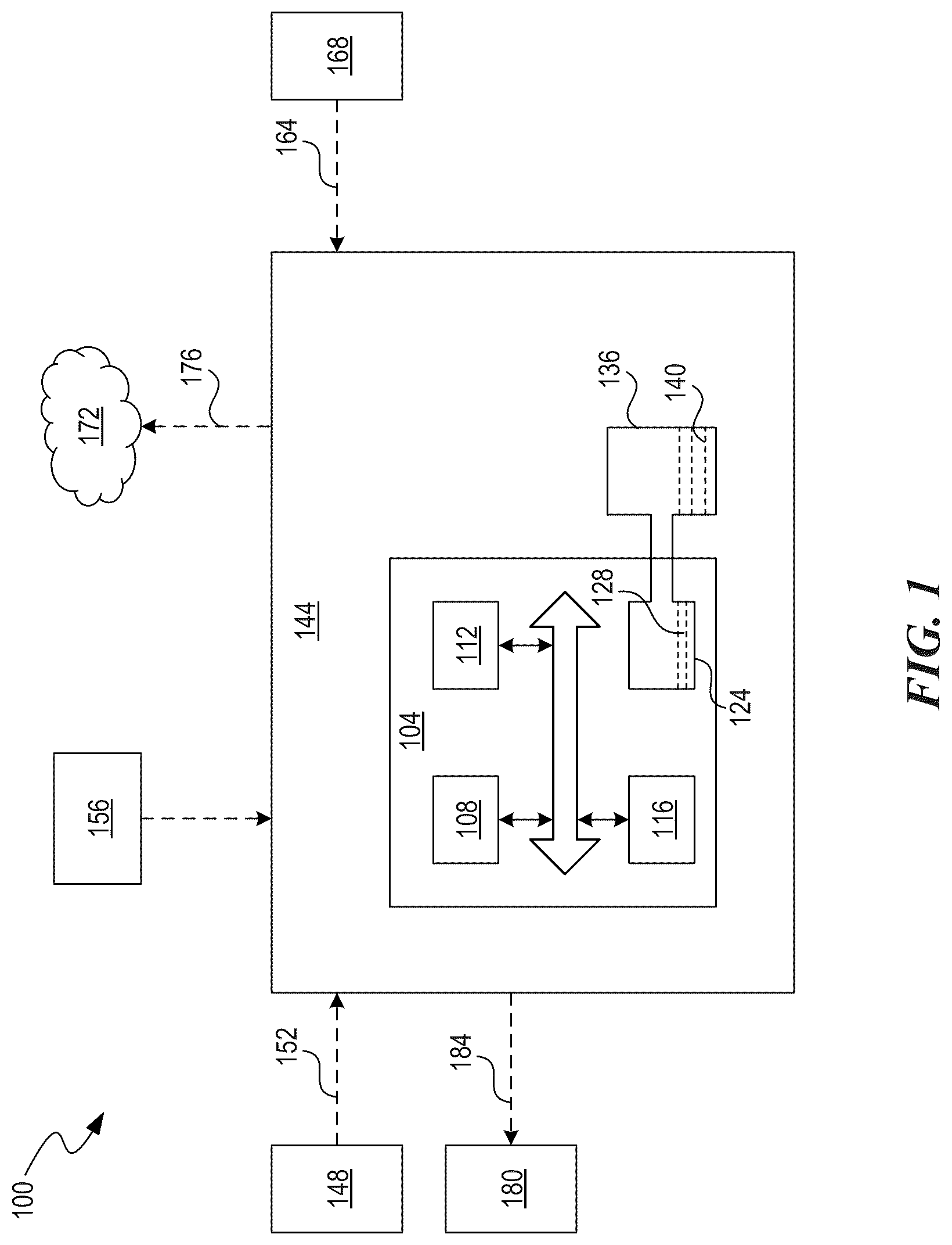 Patent US12310732 Figure 1 – Diagnostic lab-on-a-chip device
