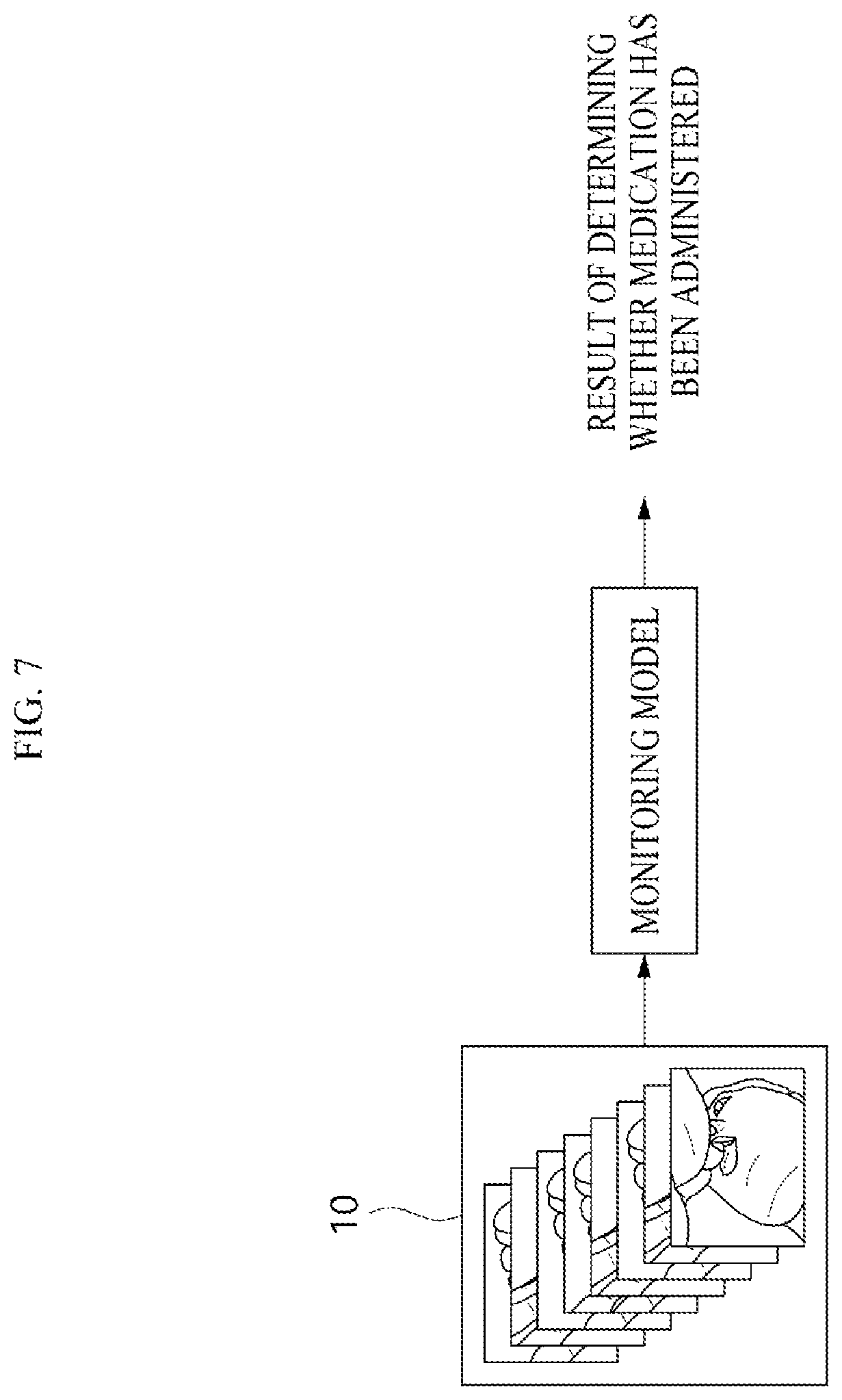 Patent US12310745 Figure 7 – Method for determining whether medication has been administered and server using same
