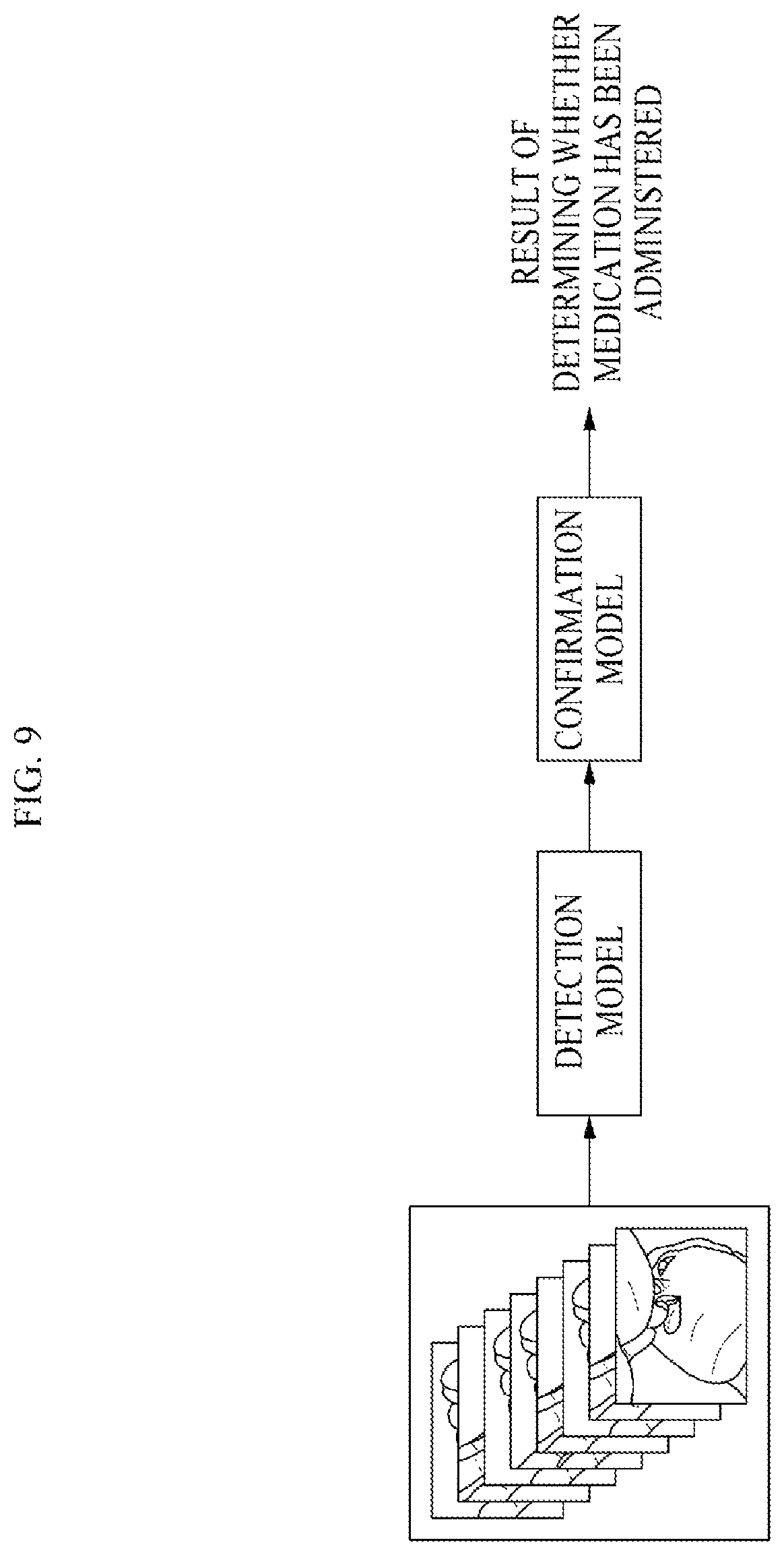 Patent US12310745 Figure 9 – Method for determining whether medication has been administered and server using same
