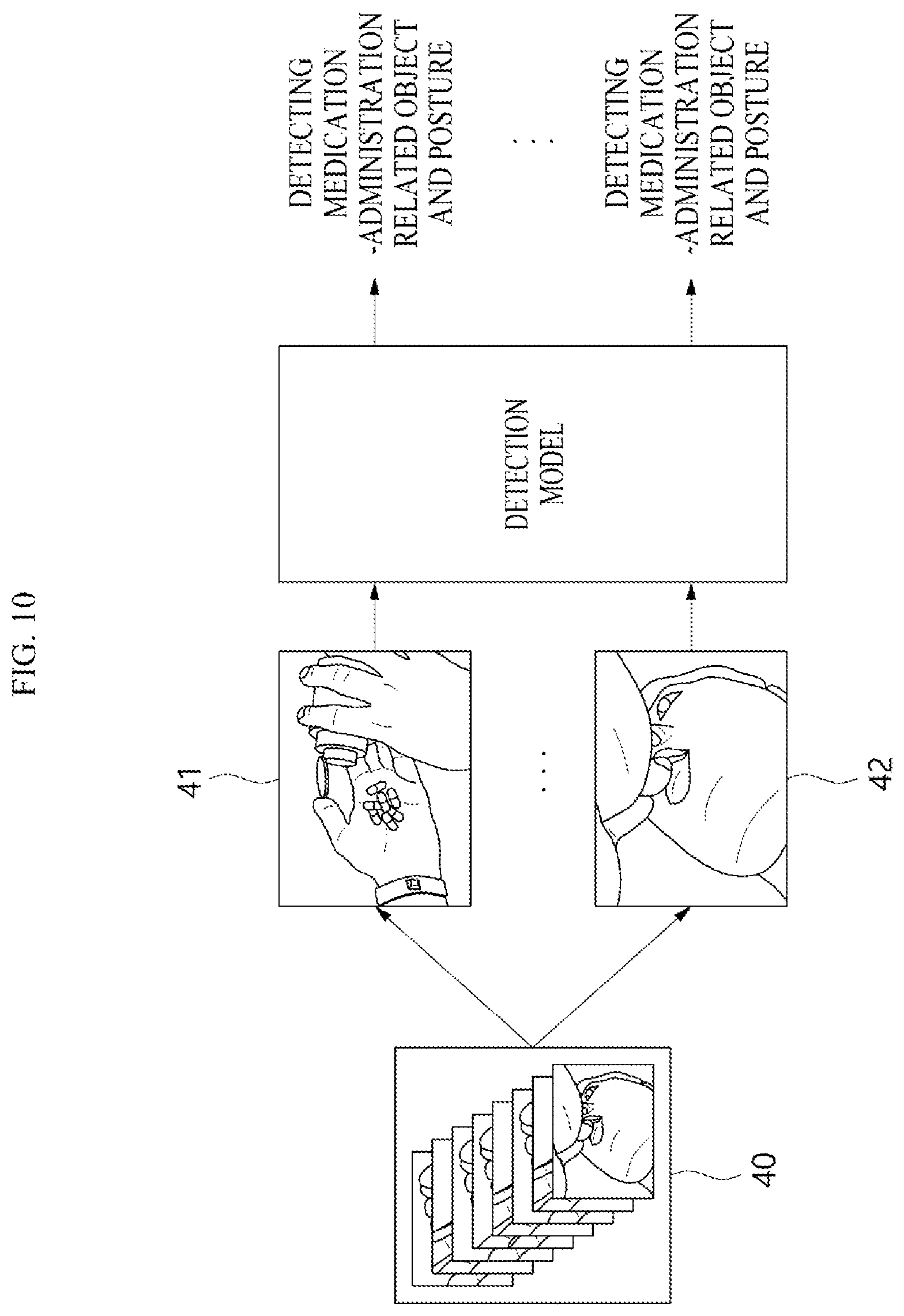 Patent US12310745 Figure 10 – Method for determining whether medication has been administered and server using same