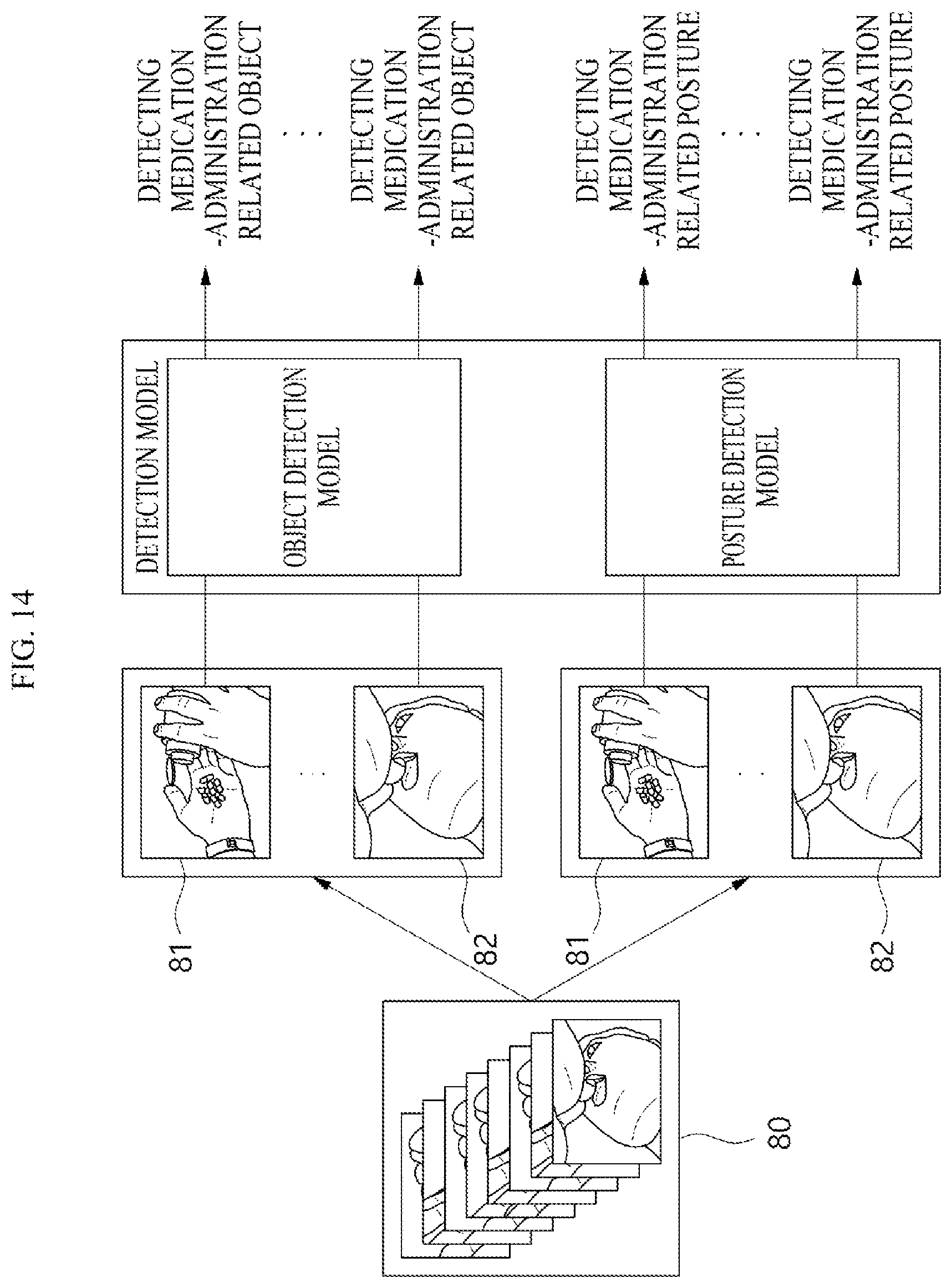 Patent US12310745 Figure 14 – Method for determining whether medication has been administered and server using same