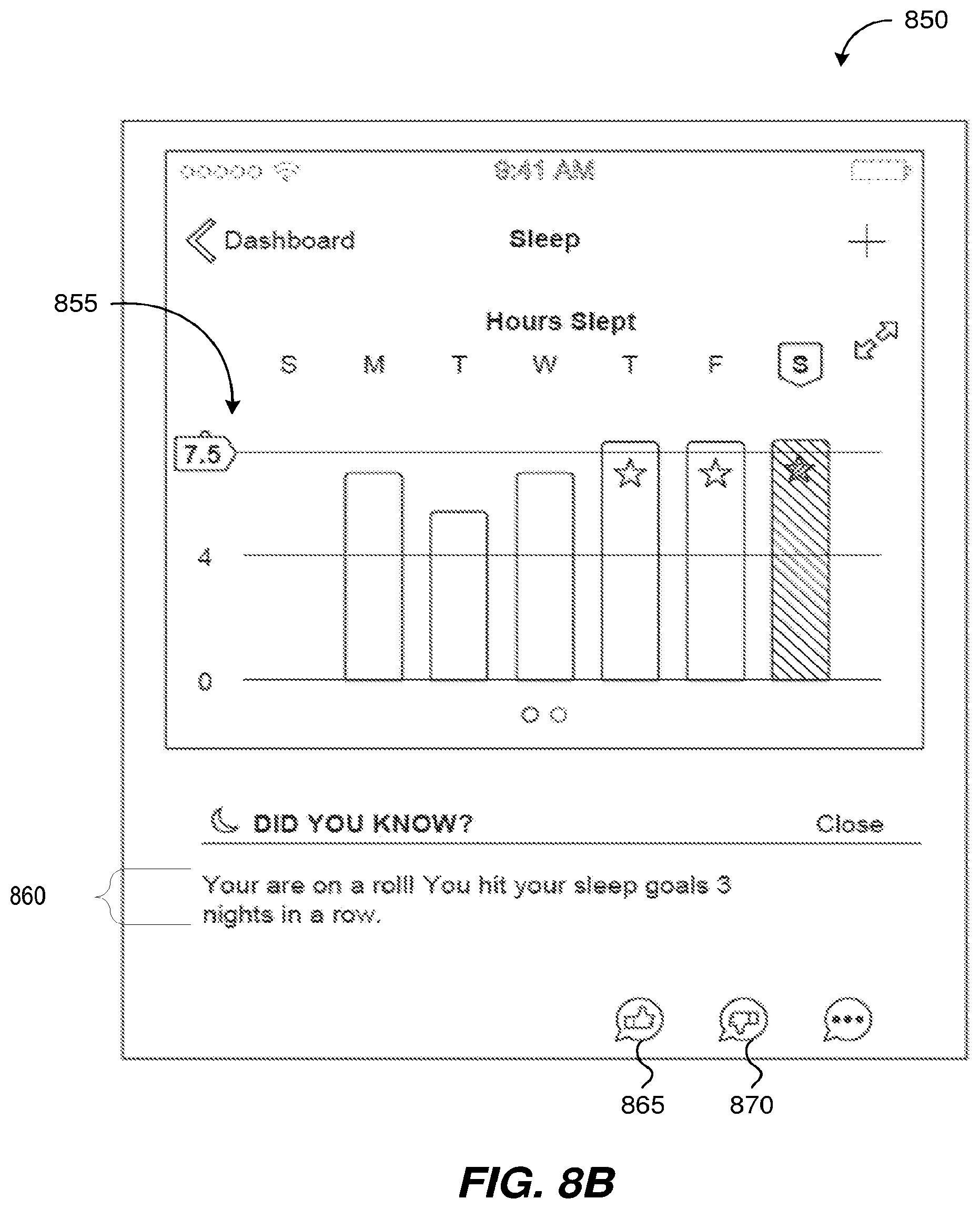 Patent US12310748 Figure 10 – Presenting health related messages to users of an activity/health monitoring platform