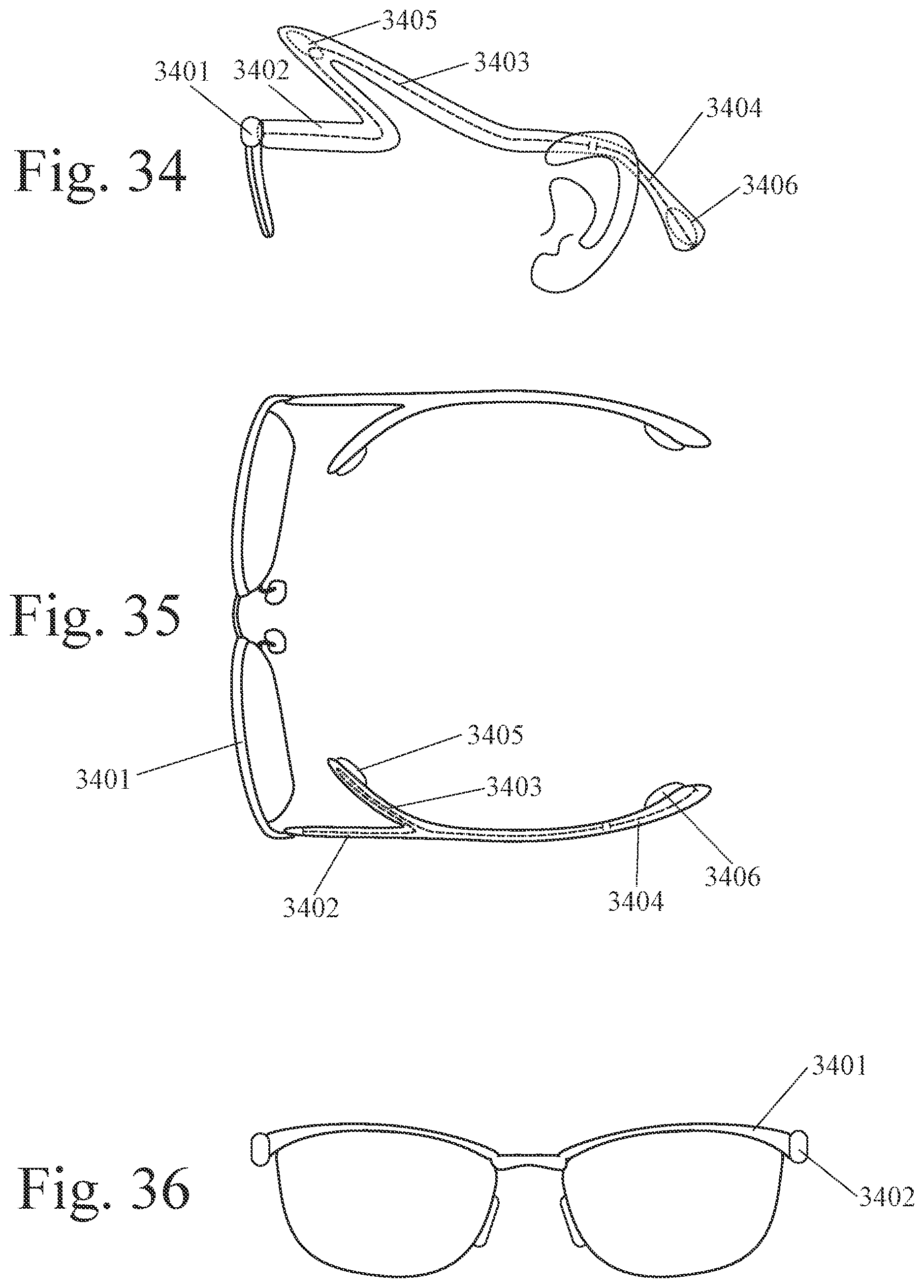 Patent US12310749 Figure 12 – Eyewear (eyeglasses) with electrodes (EEG sensors) for prediction and/or detection of health events or use as a brain-to-computer interface (BCI)