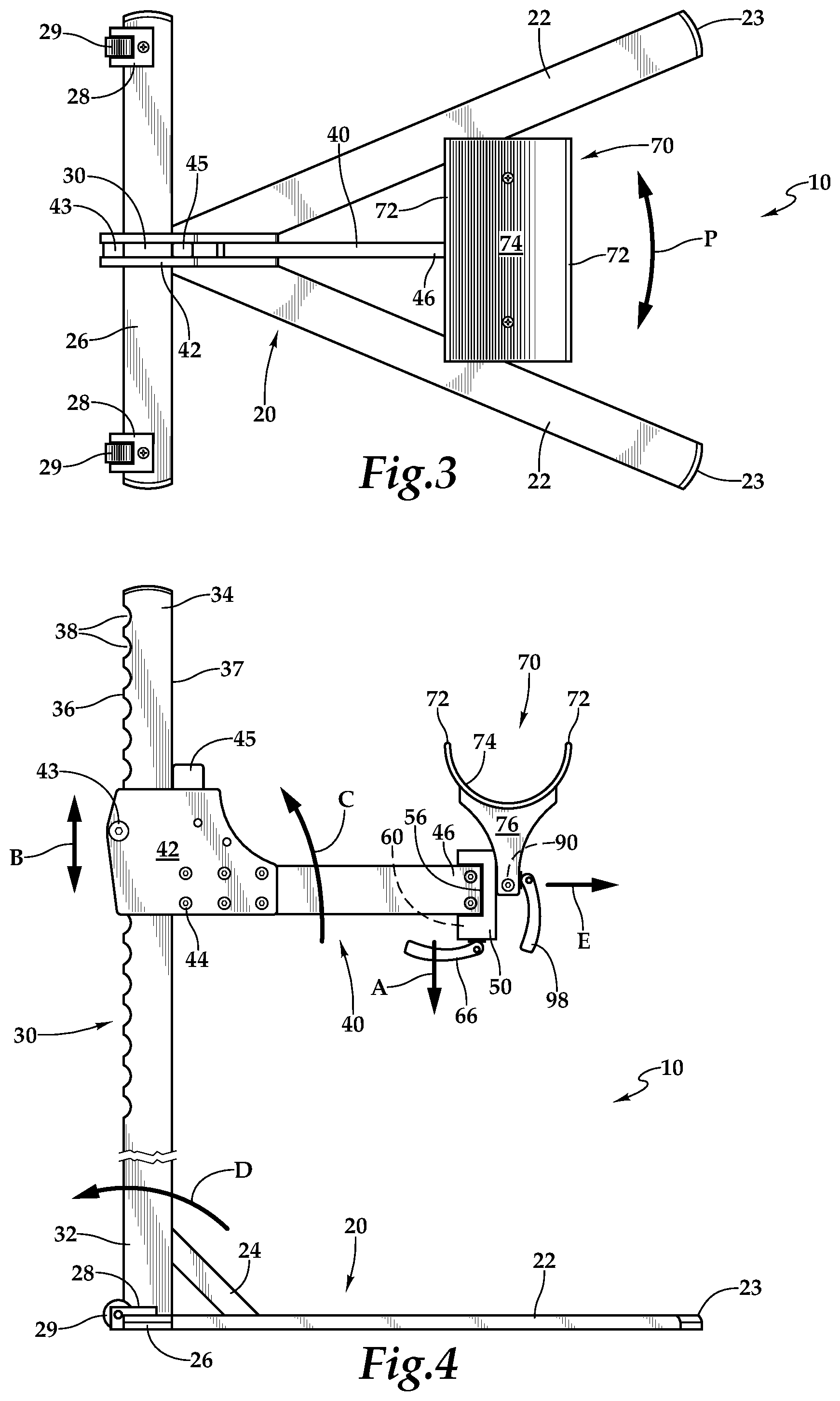 Patent US12310767 Figure 3 – Leg support tool facilitating x-ray imaging