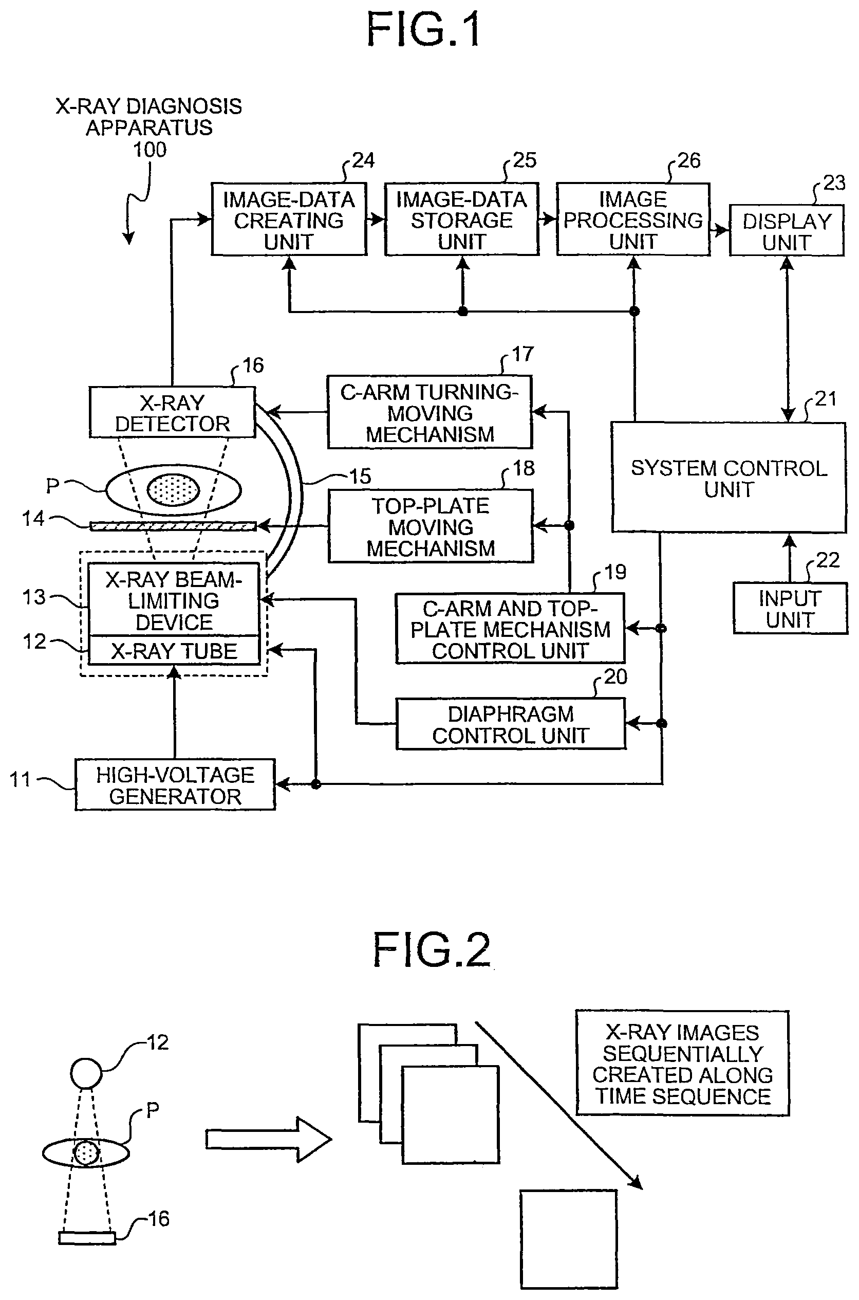 Patent US12310771 — X-ray diagnosis apparatus and image processing apparatus — Figure 1