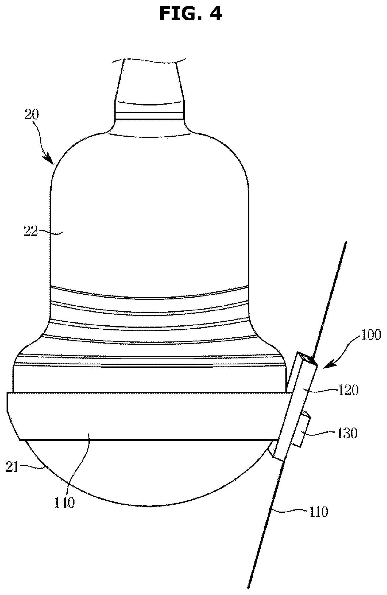 Patent US12310784 Figure 4 – Ultrasonic probe