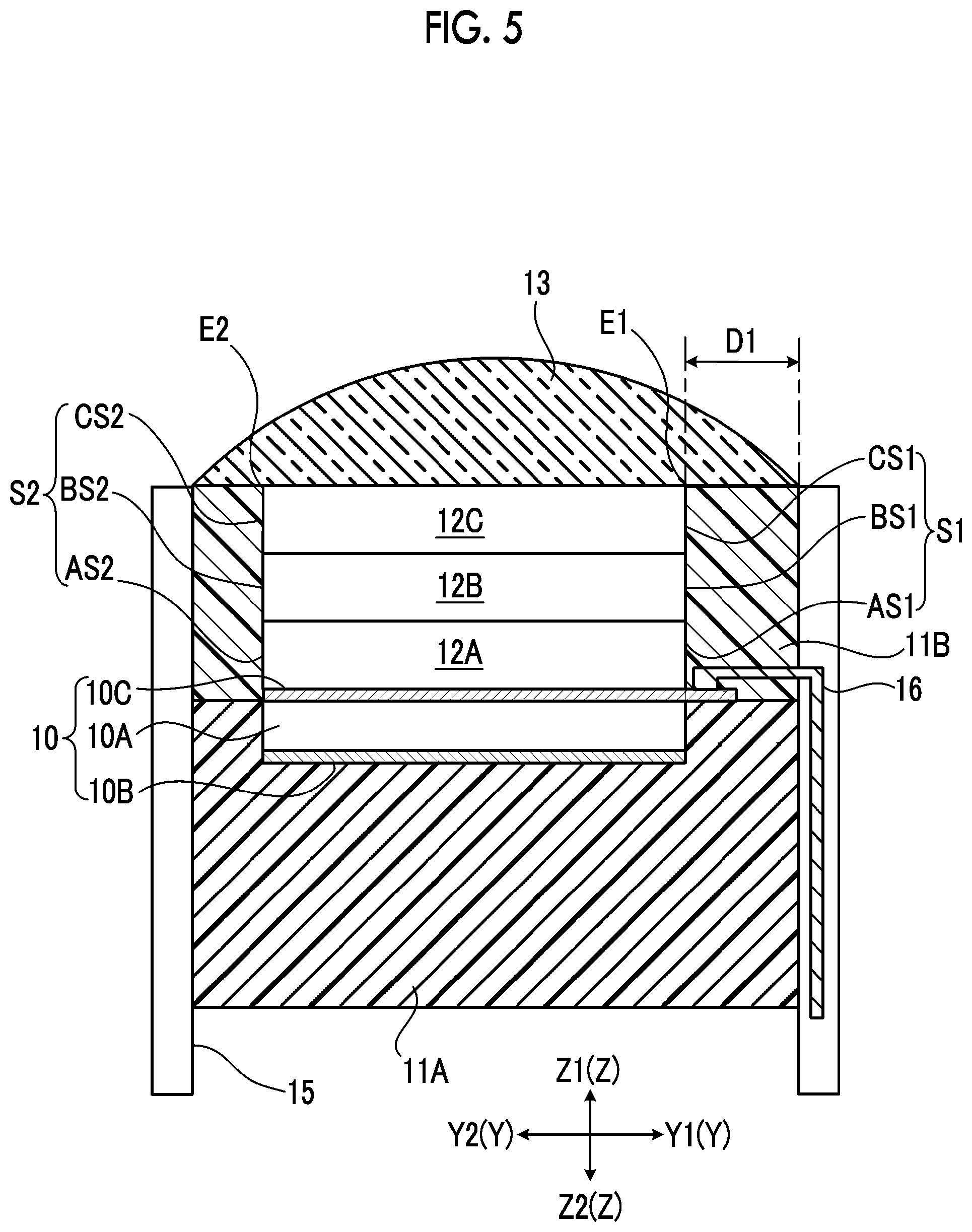Patent US12310791 Figure 5 – Ultrasound probe and ultrasound diagnostic apparatus