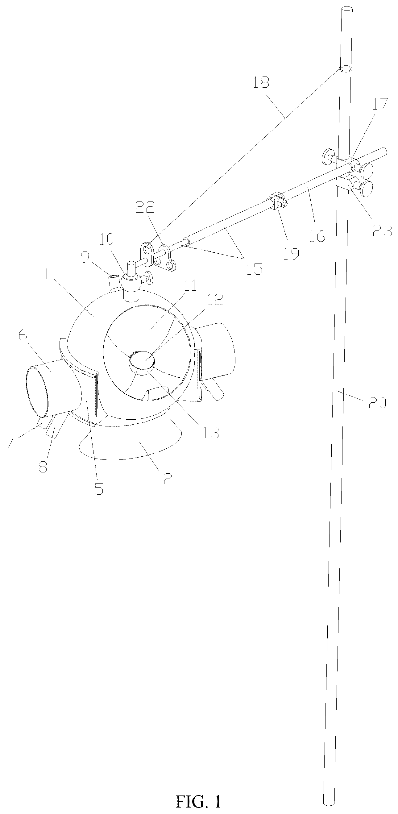 Patent US12310797 Figure 1 – Oral treatment protective operation device