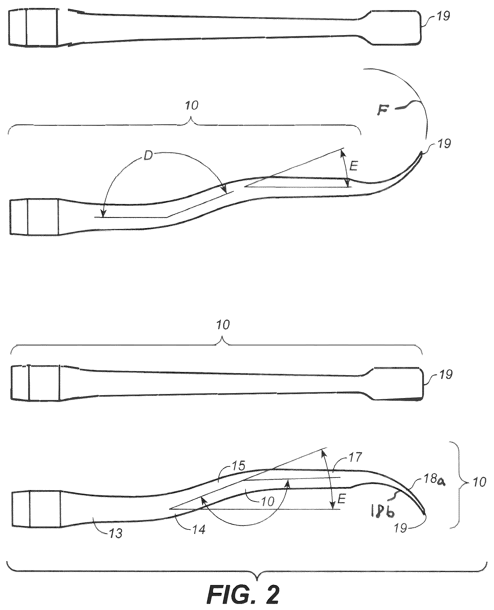 Patent US12310798 Figure 2 – Instruments and methods for subperiosteal tunneling and related surgical procedures